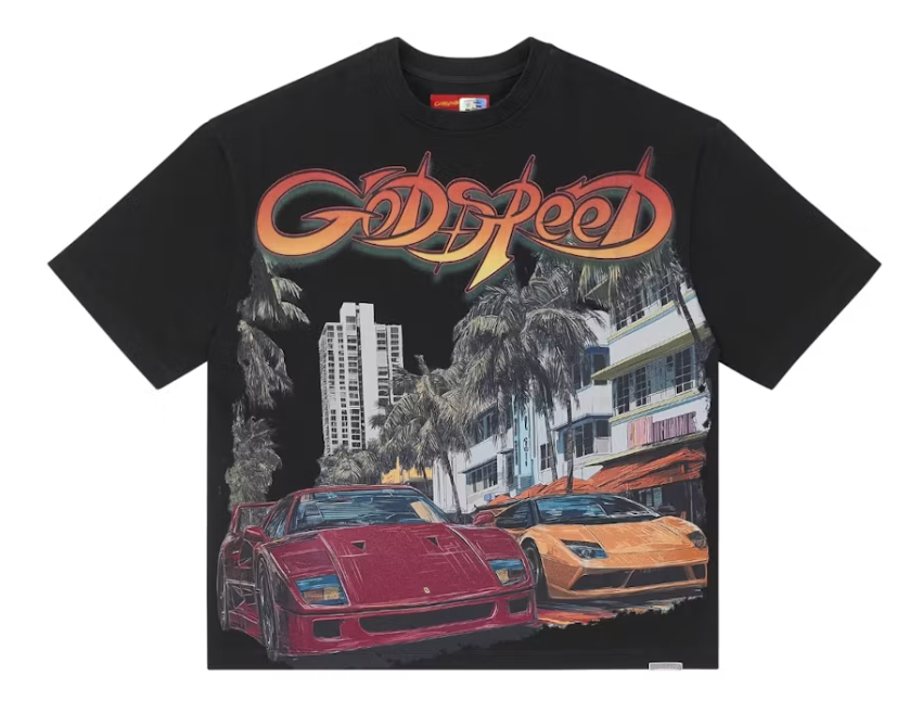 Godspeed South Beach Drive Tee- Black