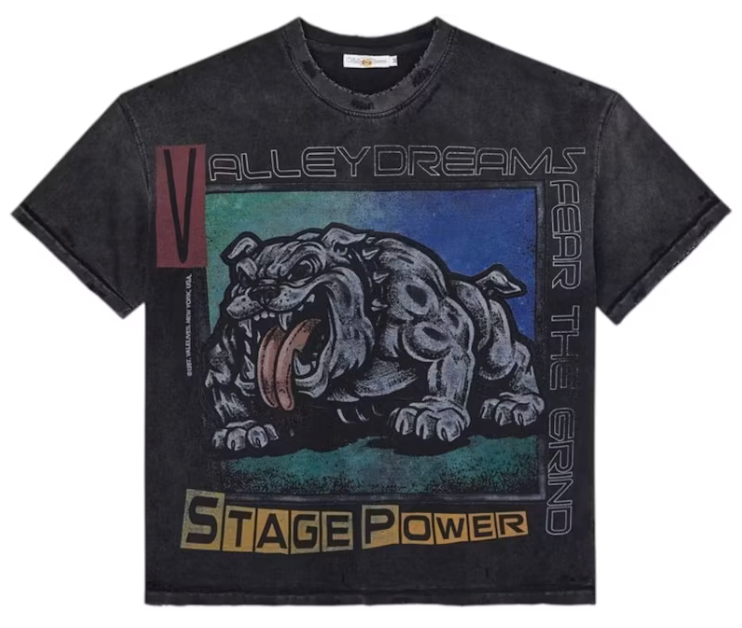 Vale Forever Big Stage Tee 'Washed Black'