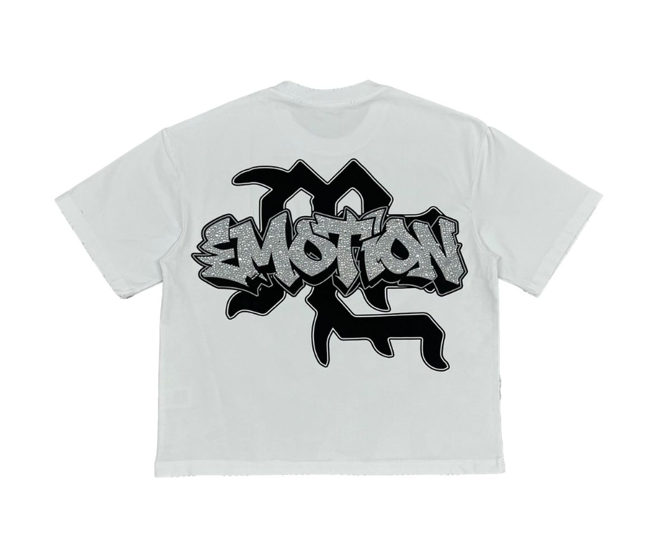 Mixed Emotion "Airborne" White Tee