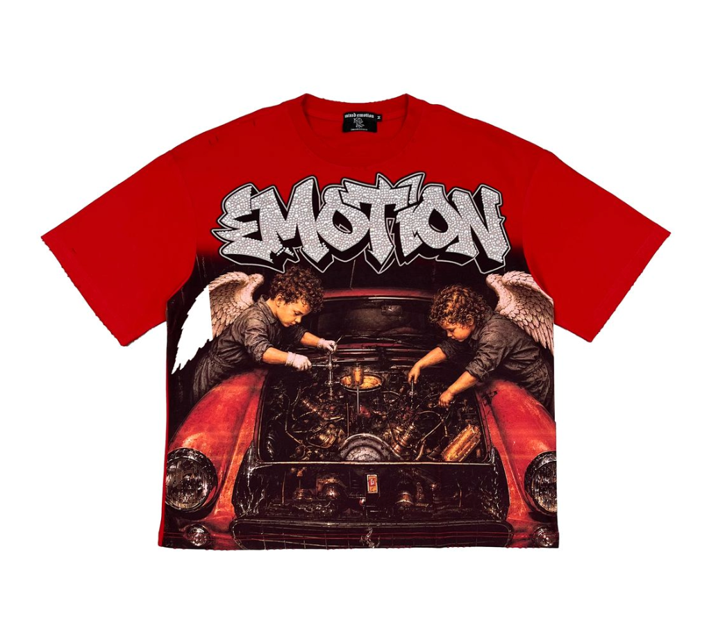 Mixed Emotion "Garage" Red Tee