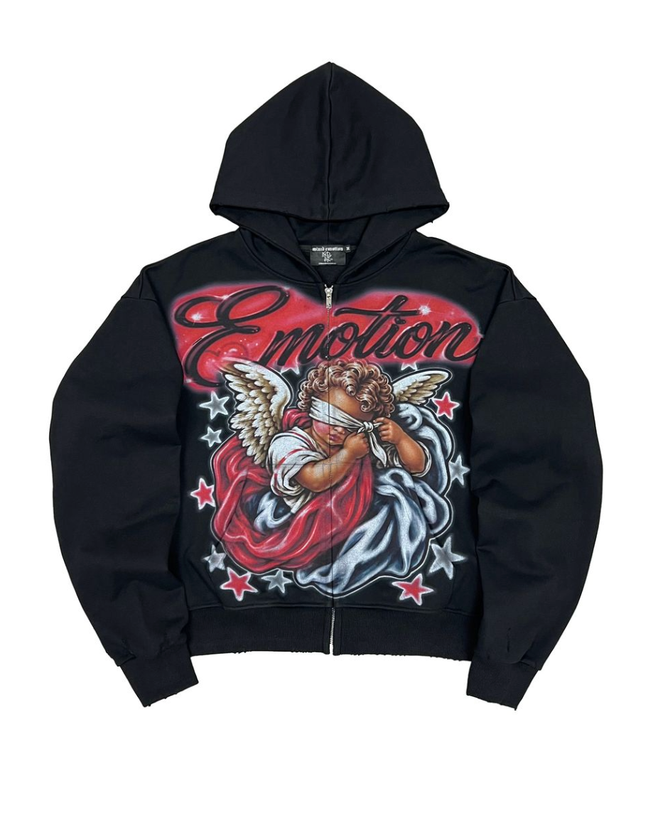 Mixed Emotion "Unveiled" Black Hoodie