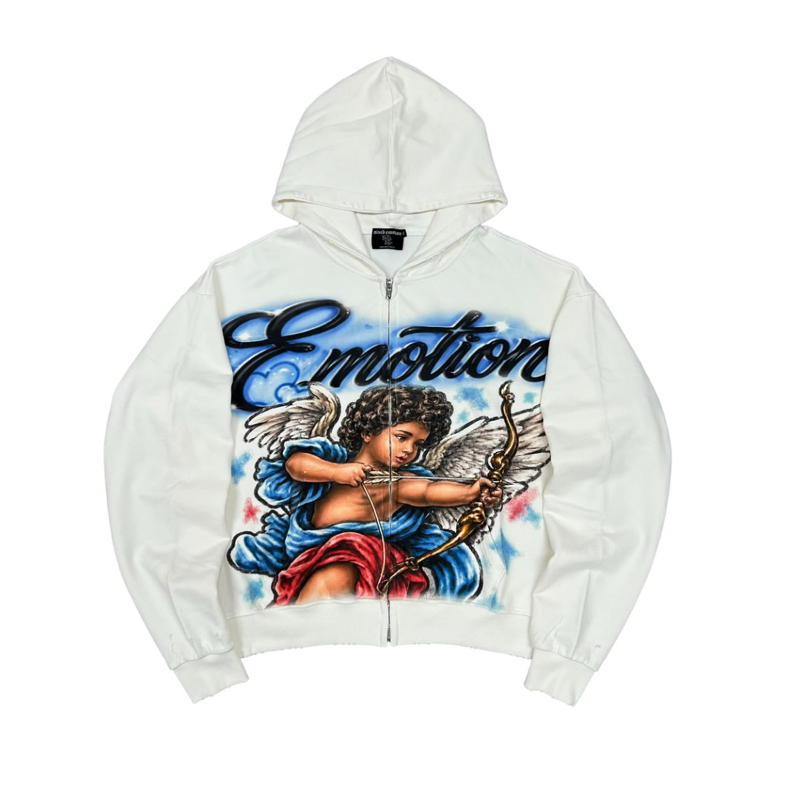 Mixed Emotion "Cupid's Arrow" White Hoodie