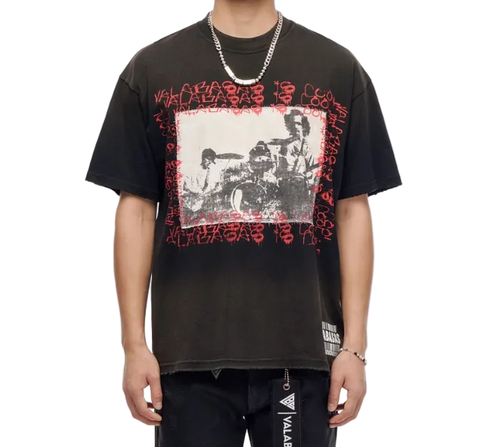Valabasas "Stand Out" Black Tee