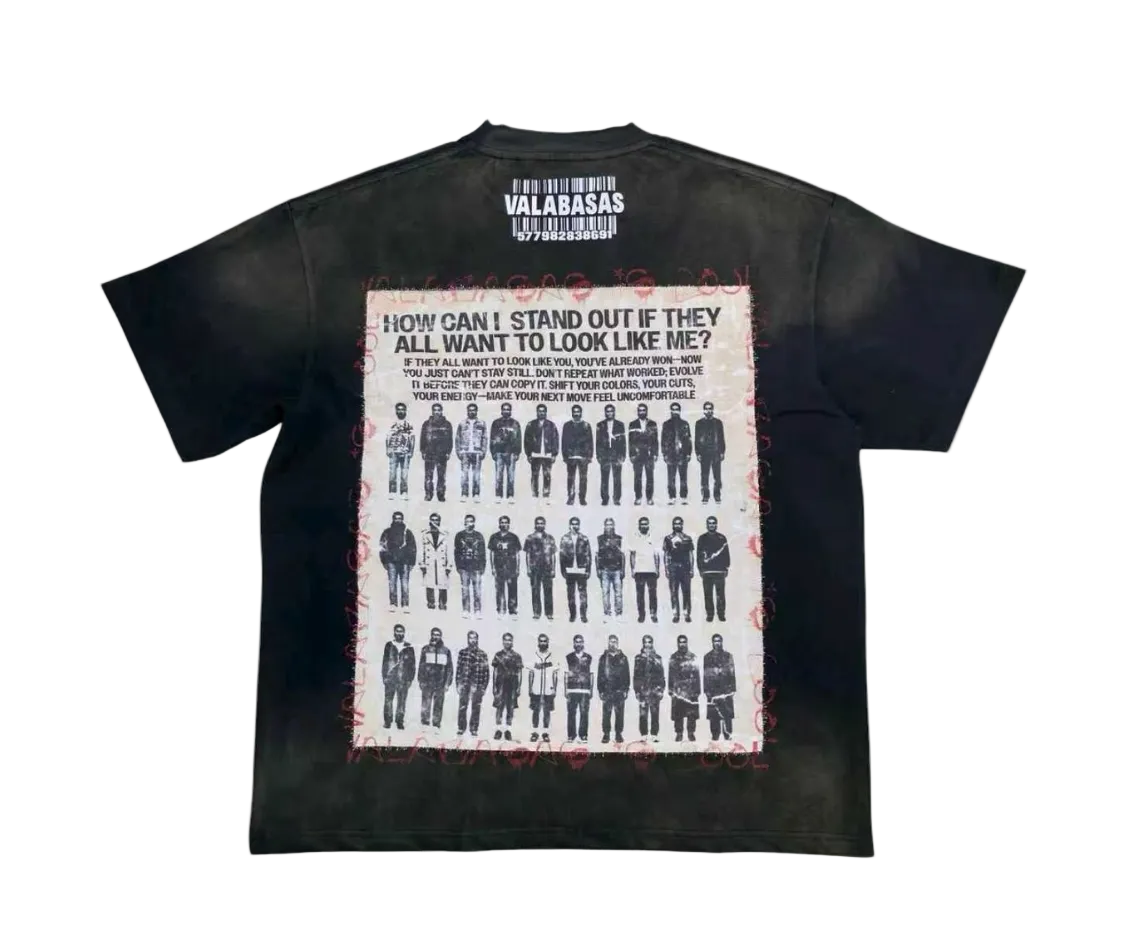 Valabasas "Stand Out" Black Tee