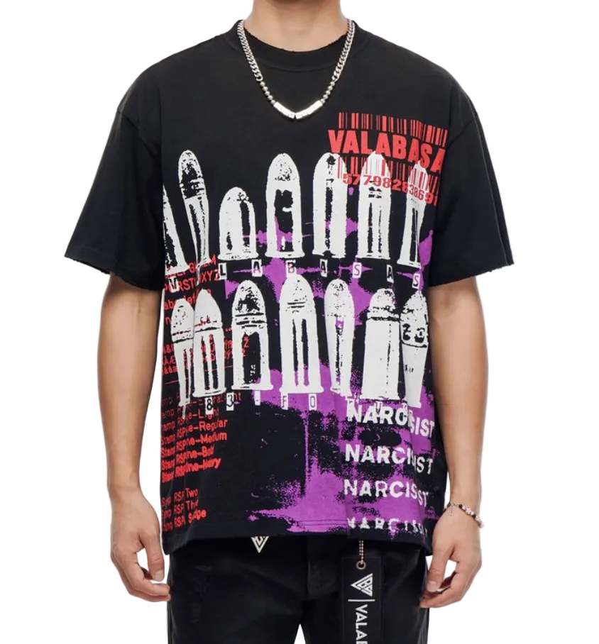 Valabasas "Narcissist" Black Tee