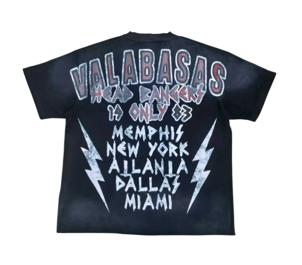 Valabasas "Head Bangers" Black Tee