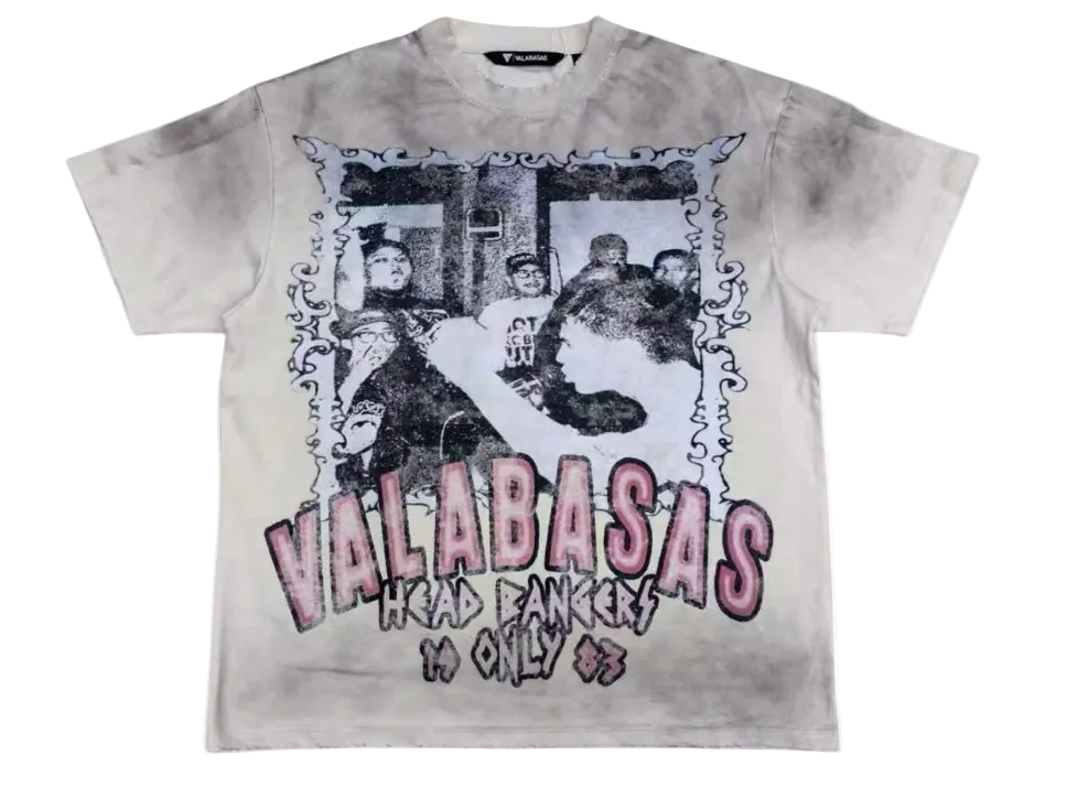 Valabasas "Head Bangers" Cream Tee