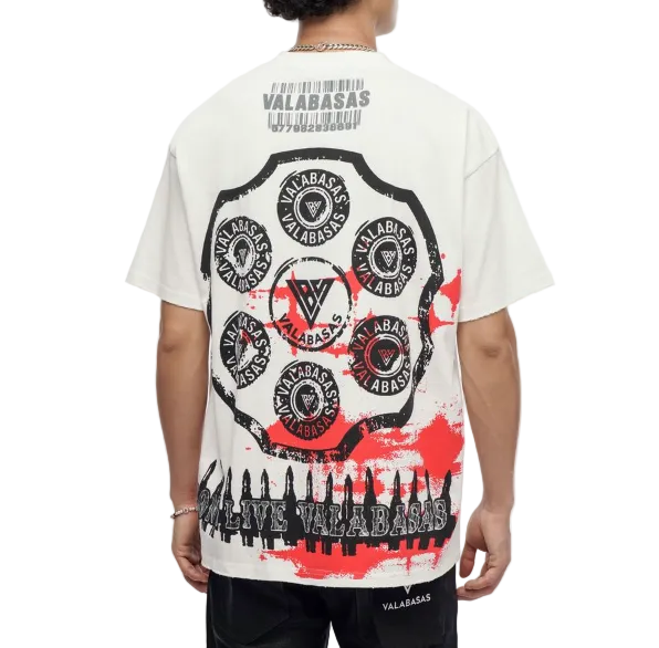 Valabasas "Narcissist" White Tee
