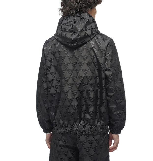 Valabasas "Monogram 2.0" Black Windbreaker Jacket