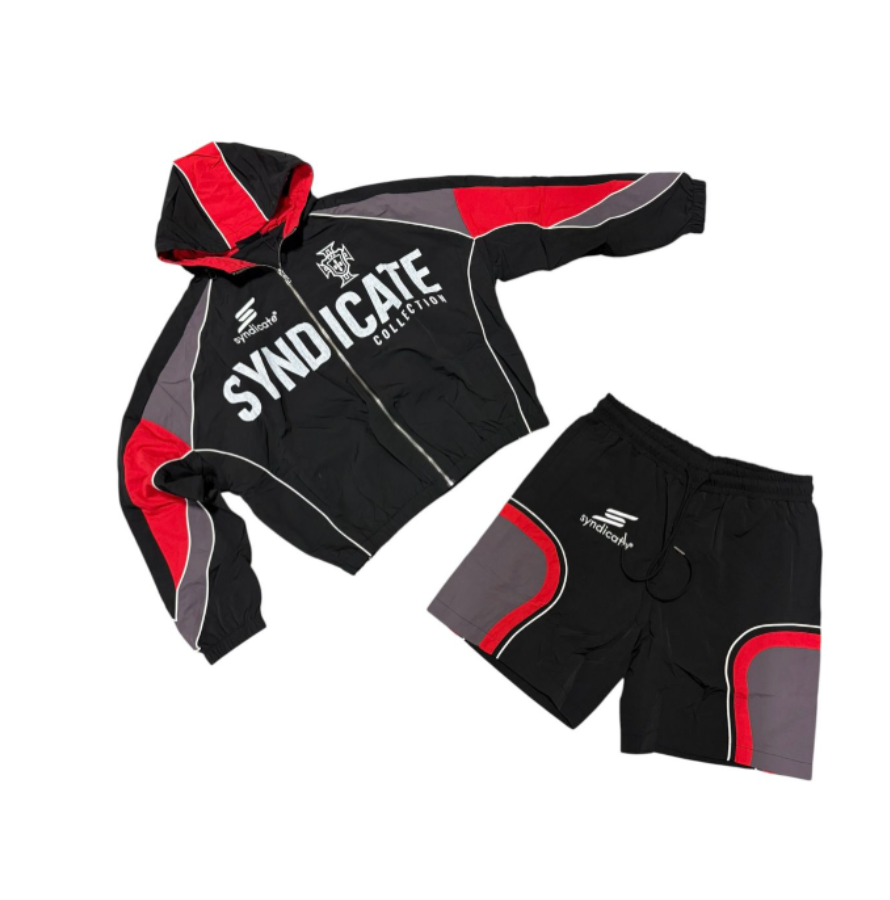 Syndicate "Nylon 1" Track Jacket Black
