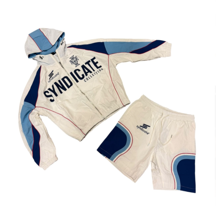 Syndicate "Nylon 1" Track Jacket White
