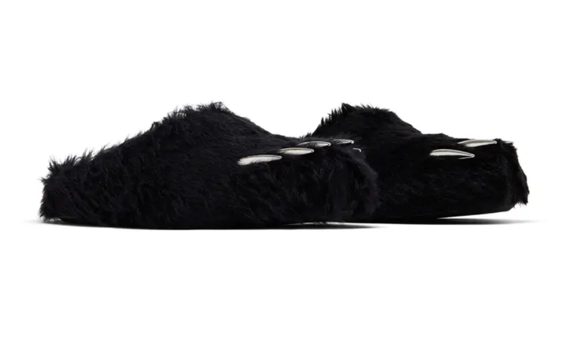 Bravest Studios "Bear Claw" Black Mules
