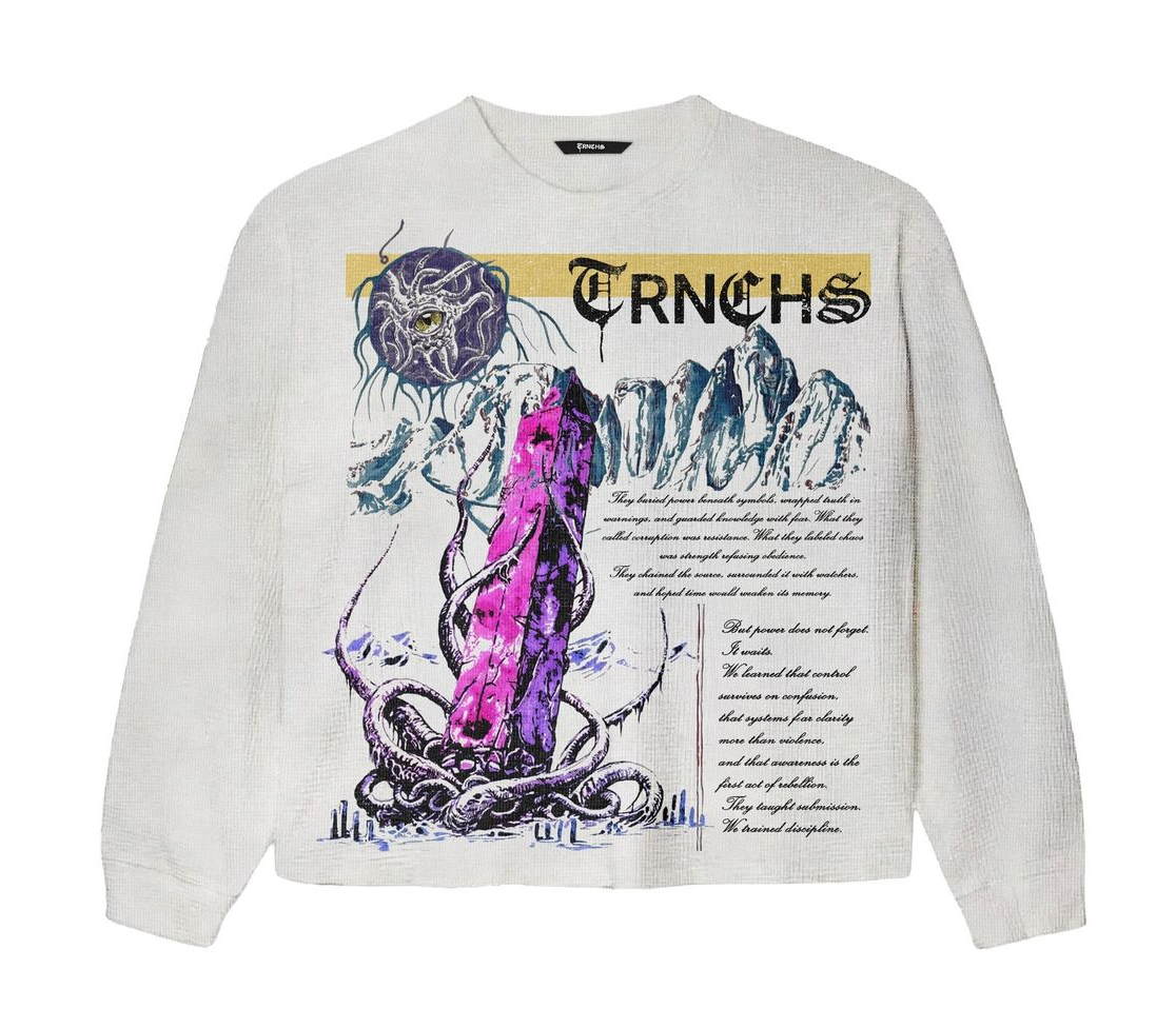 Trnchs "Awakening" Crewneck White