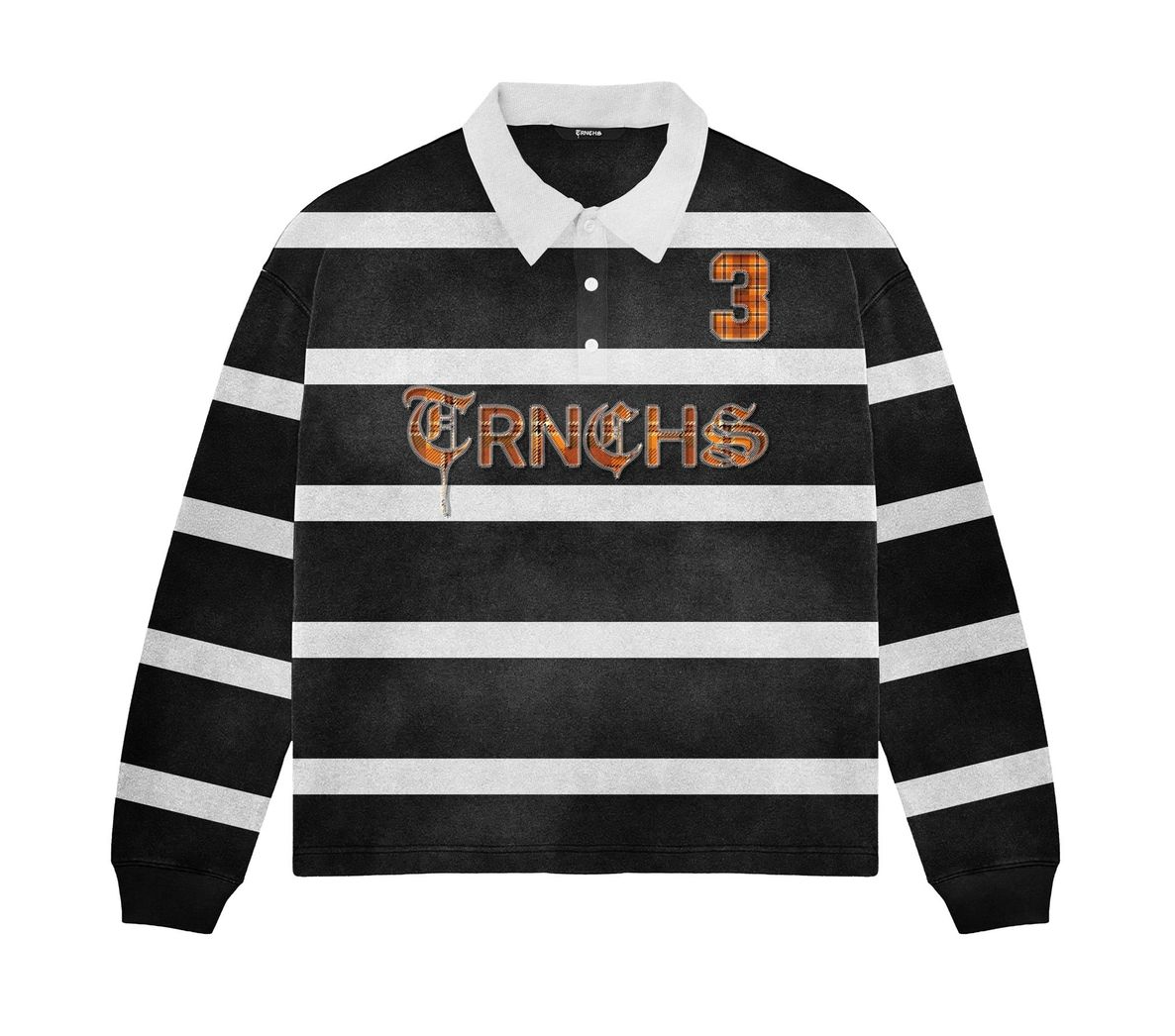 Trnchs "Grow Dark" Halloween Polo Black/White