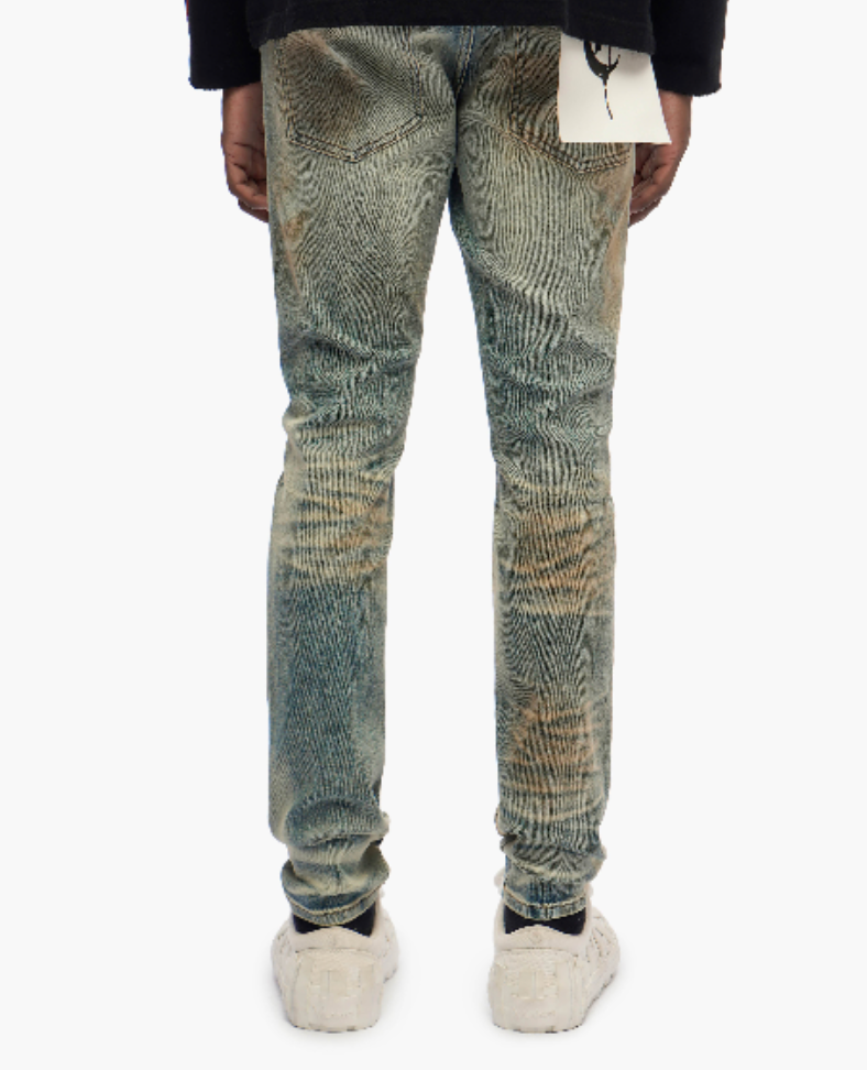 Trnchs "Monarch" Skinny Fit Jeans Dark Blue Wash