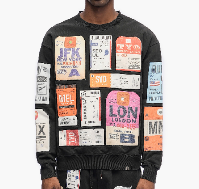 Trnchs "Airmail" Sweater Black