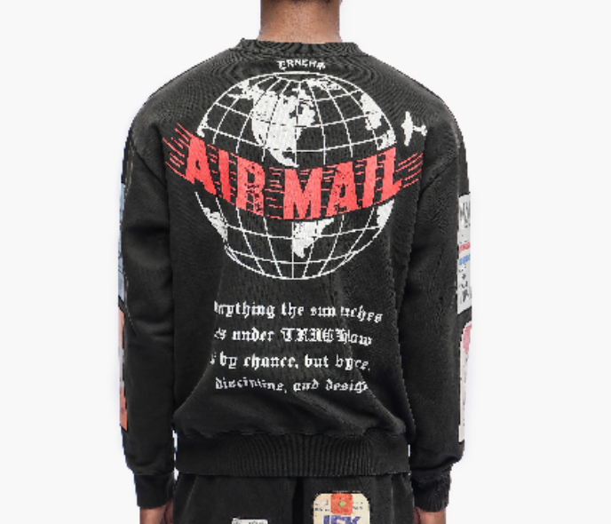 Trnchs "Airmail" Sweater Black