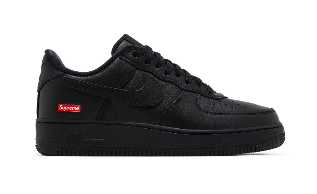 Supreme x Nike Air Force 1 Low 'Black'