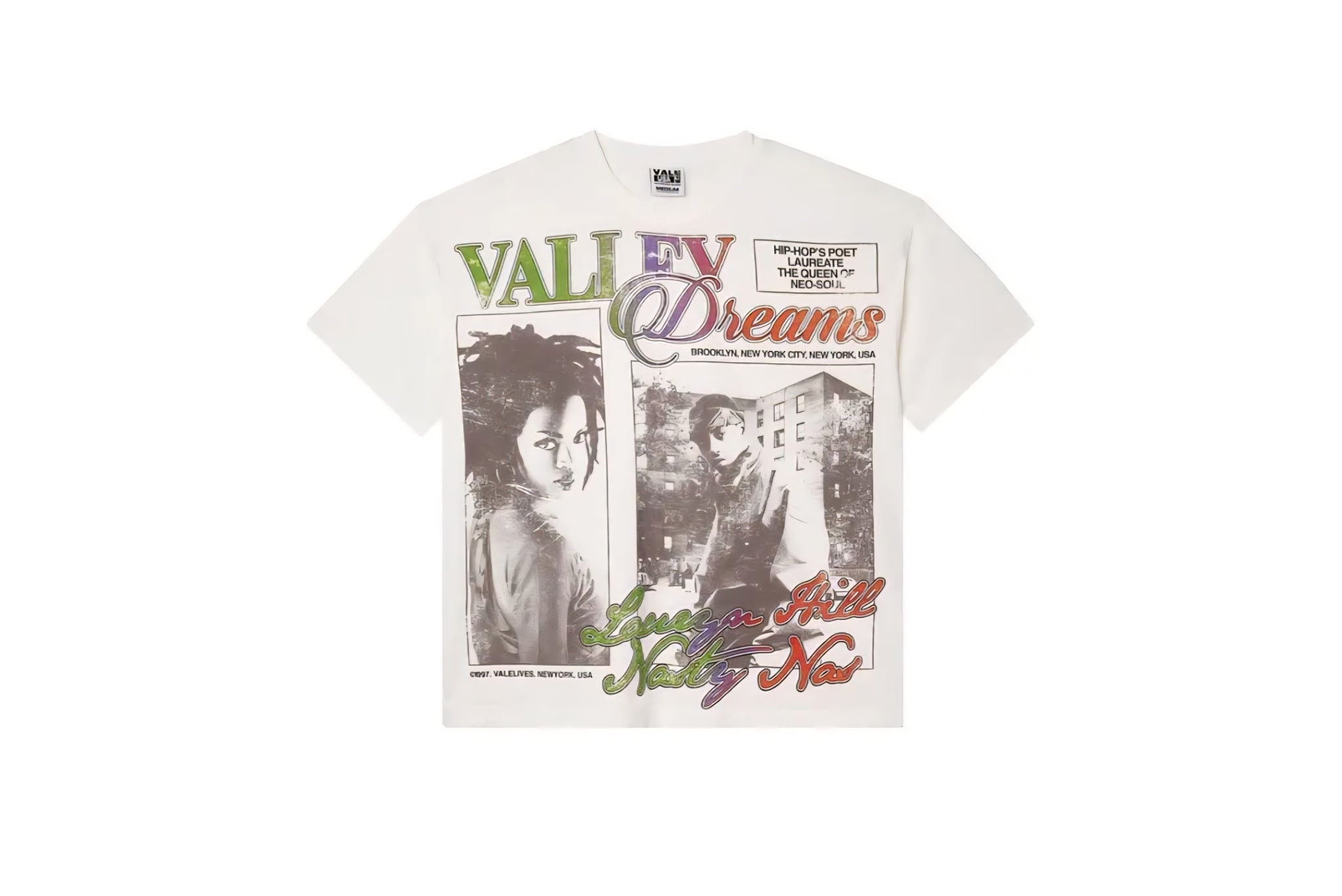 Vale Forever Poetry Tee-White