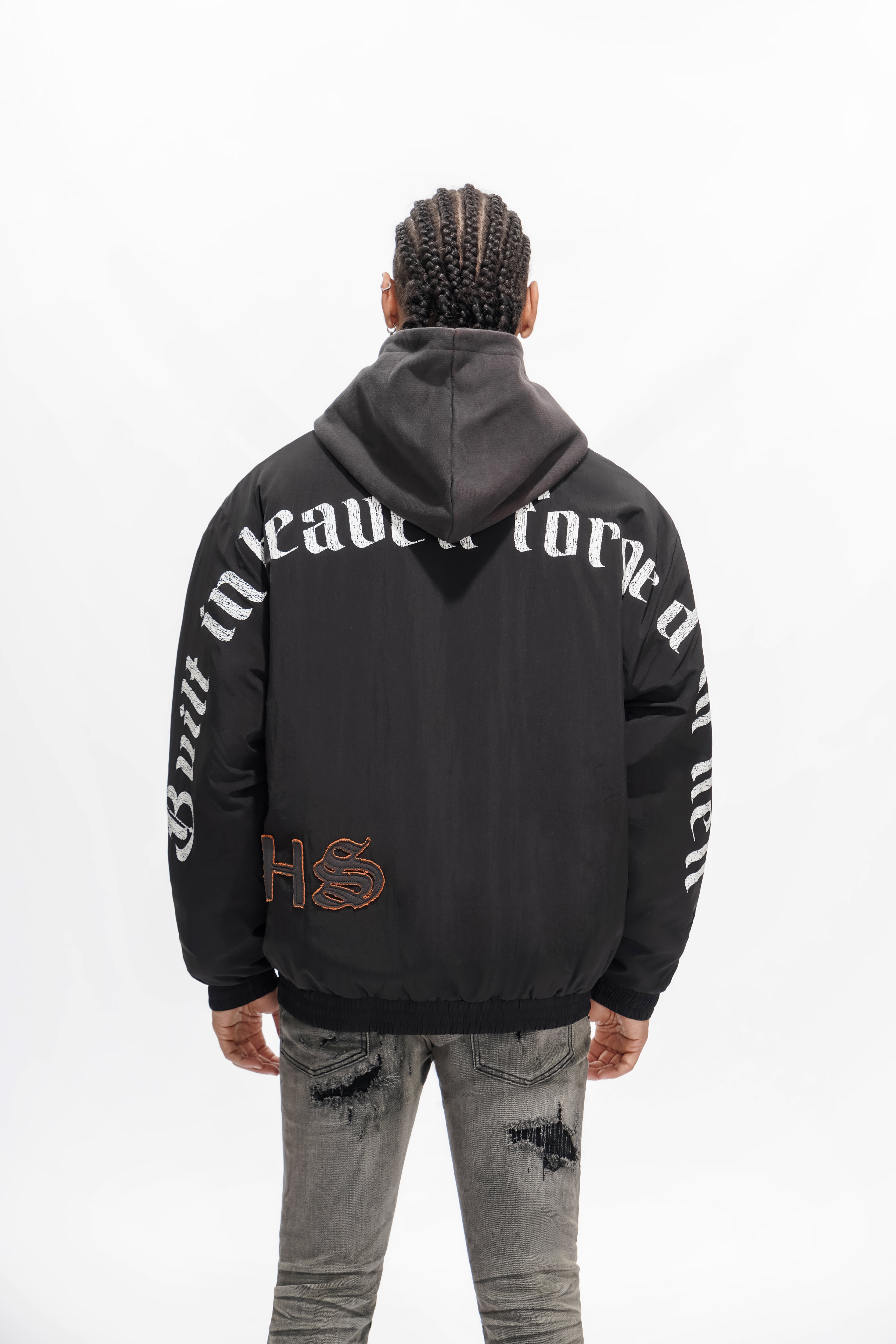 HEAVEN'S ARMOR Black Hoodie