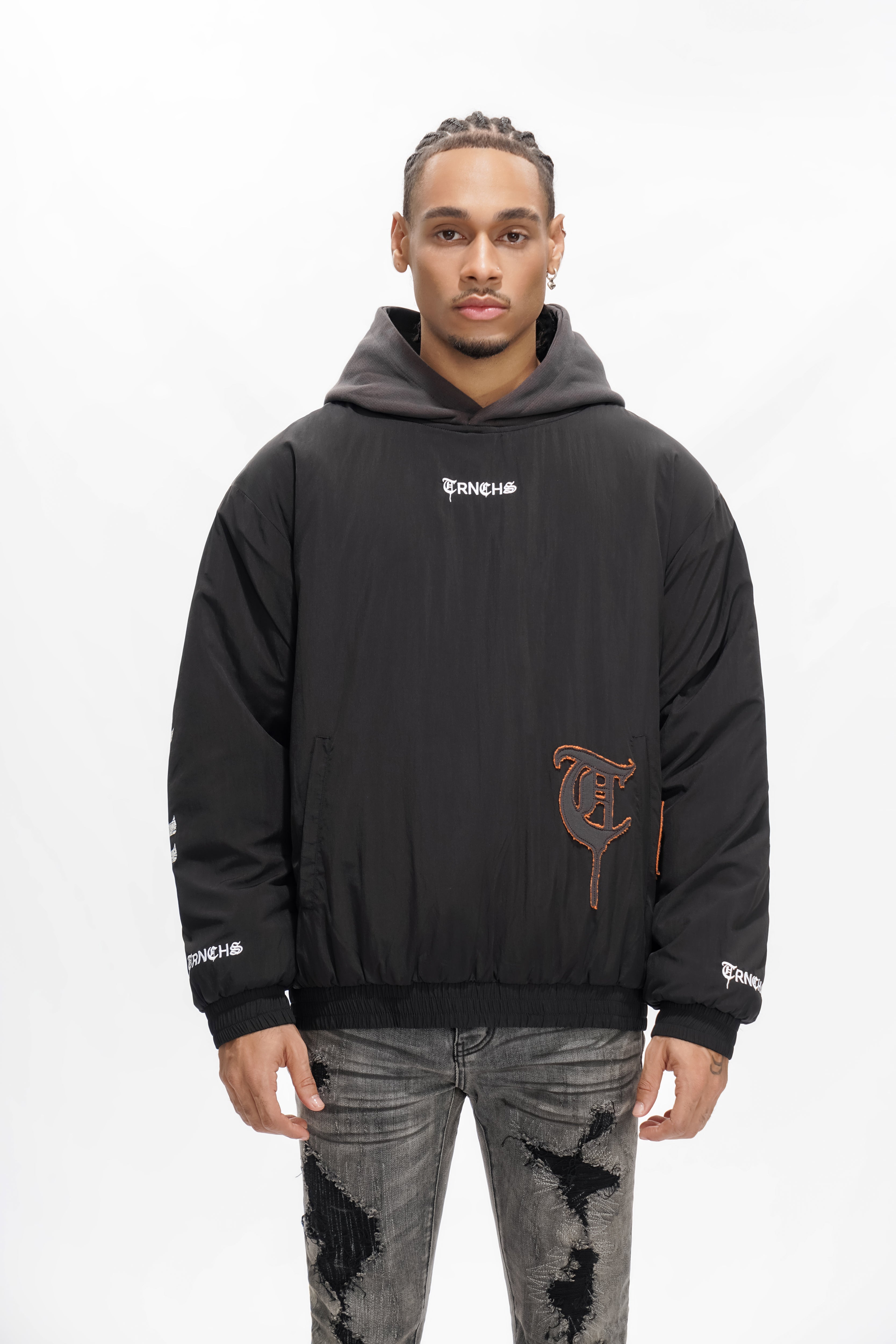 HEAVEN'S ARMOR Black Hoodie