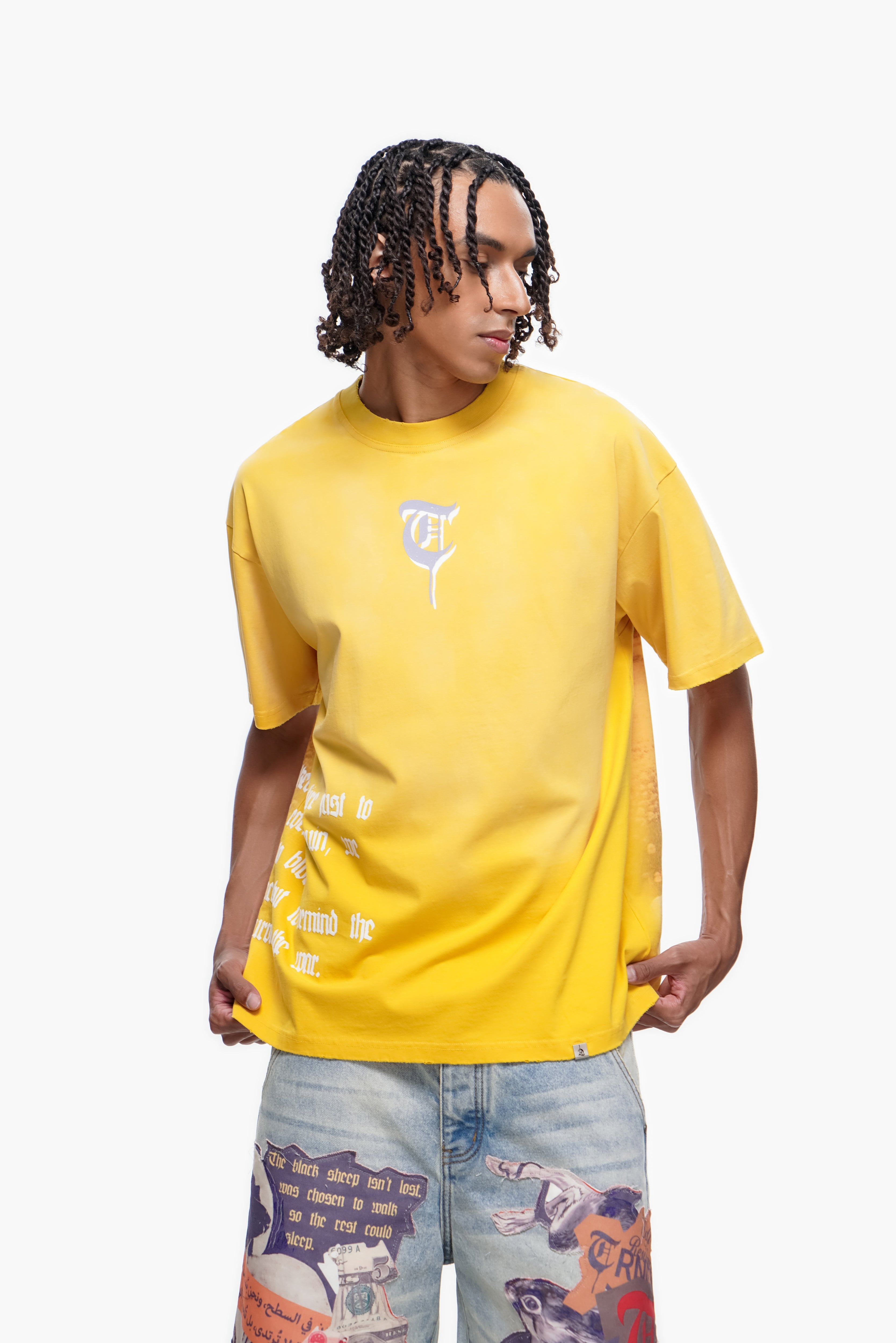 TRNCHS SURVIVE Yellow Tee
