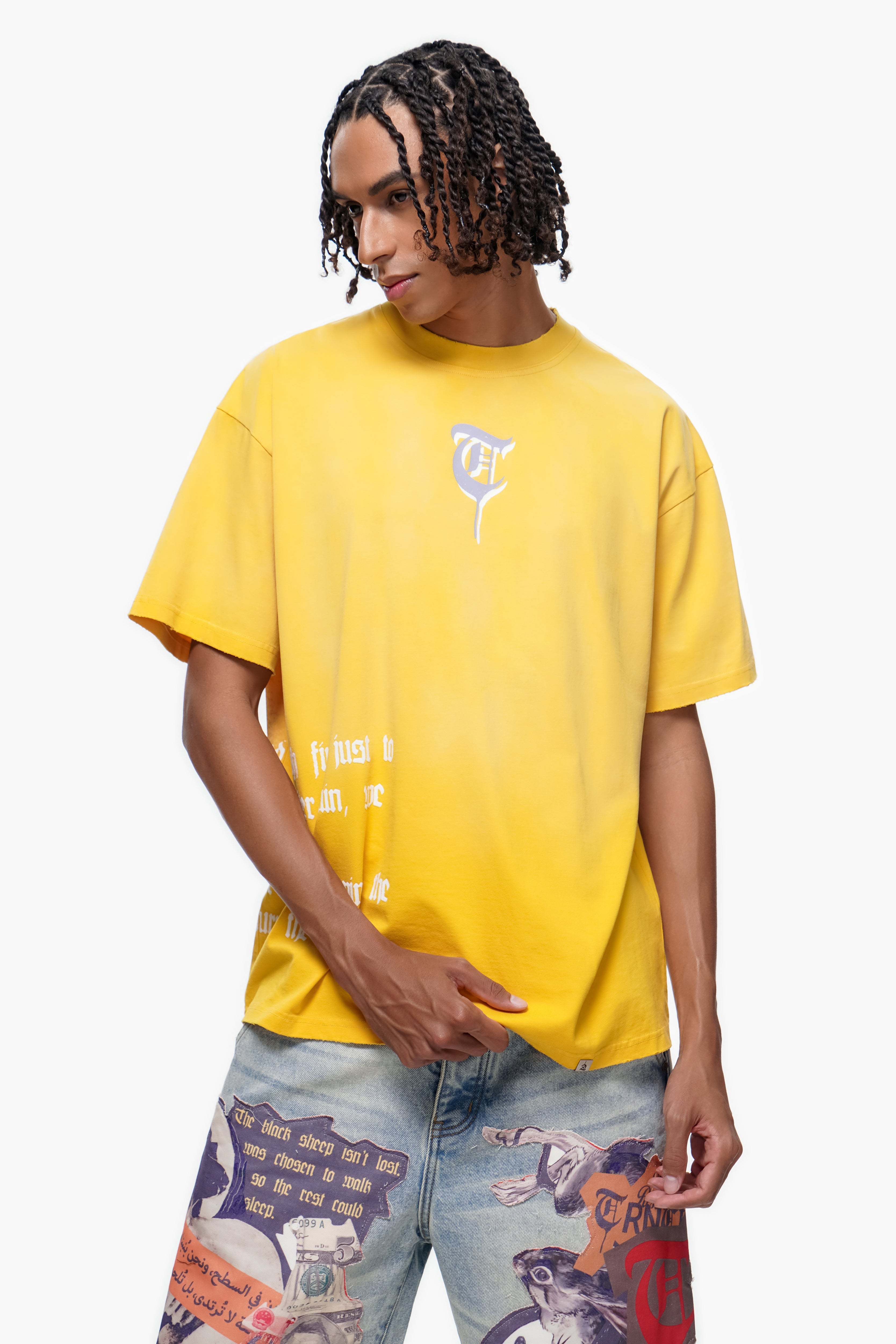TRNCHS SURVIVE Yellow Tee