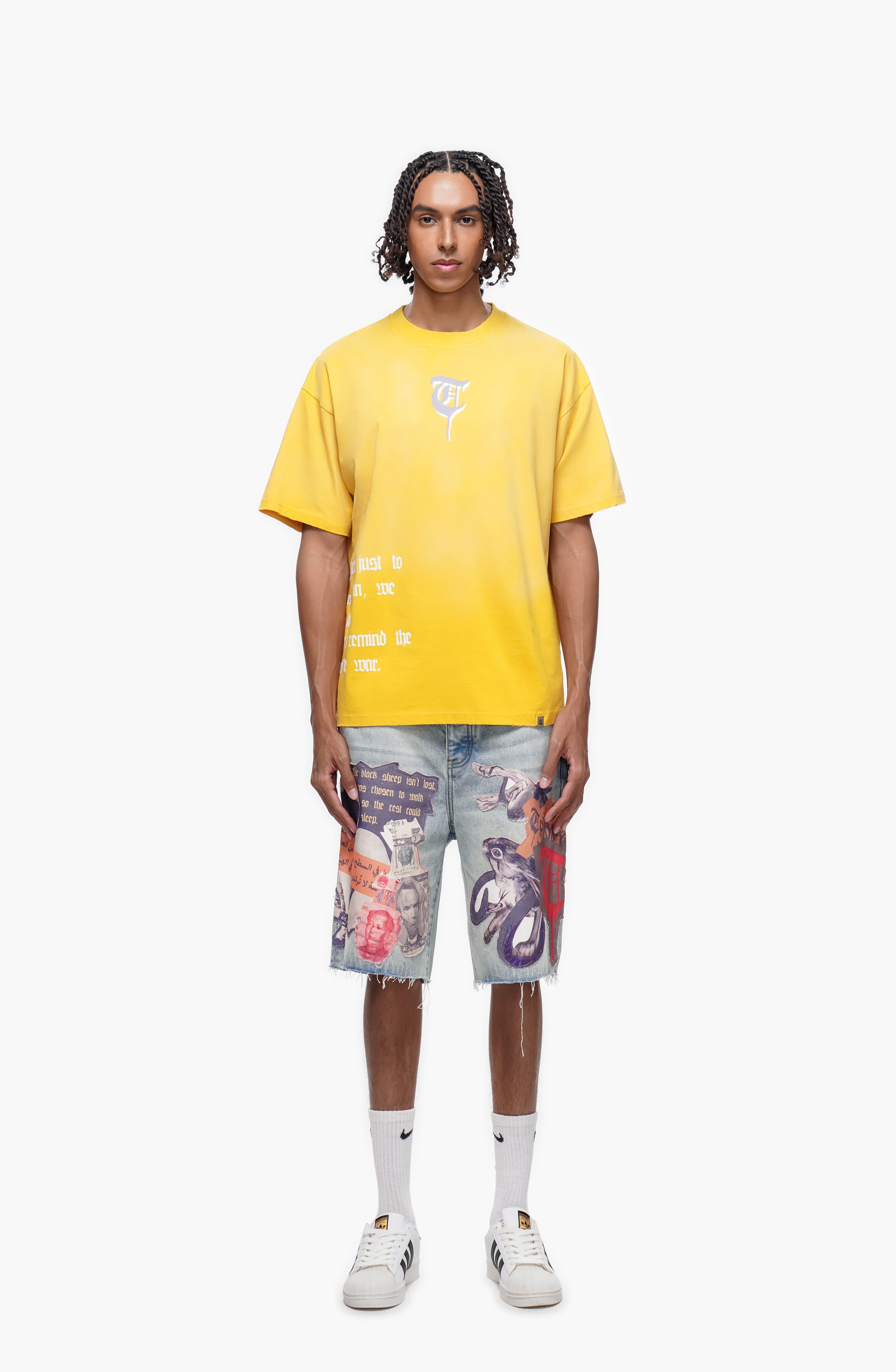 TRNCHS SURVIVE Yellow Tee