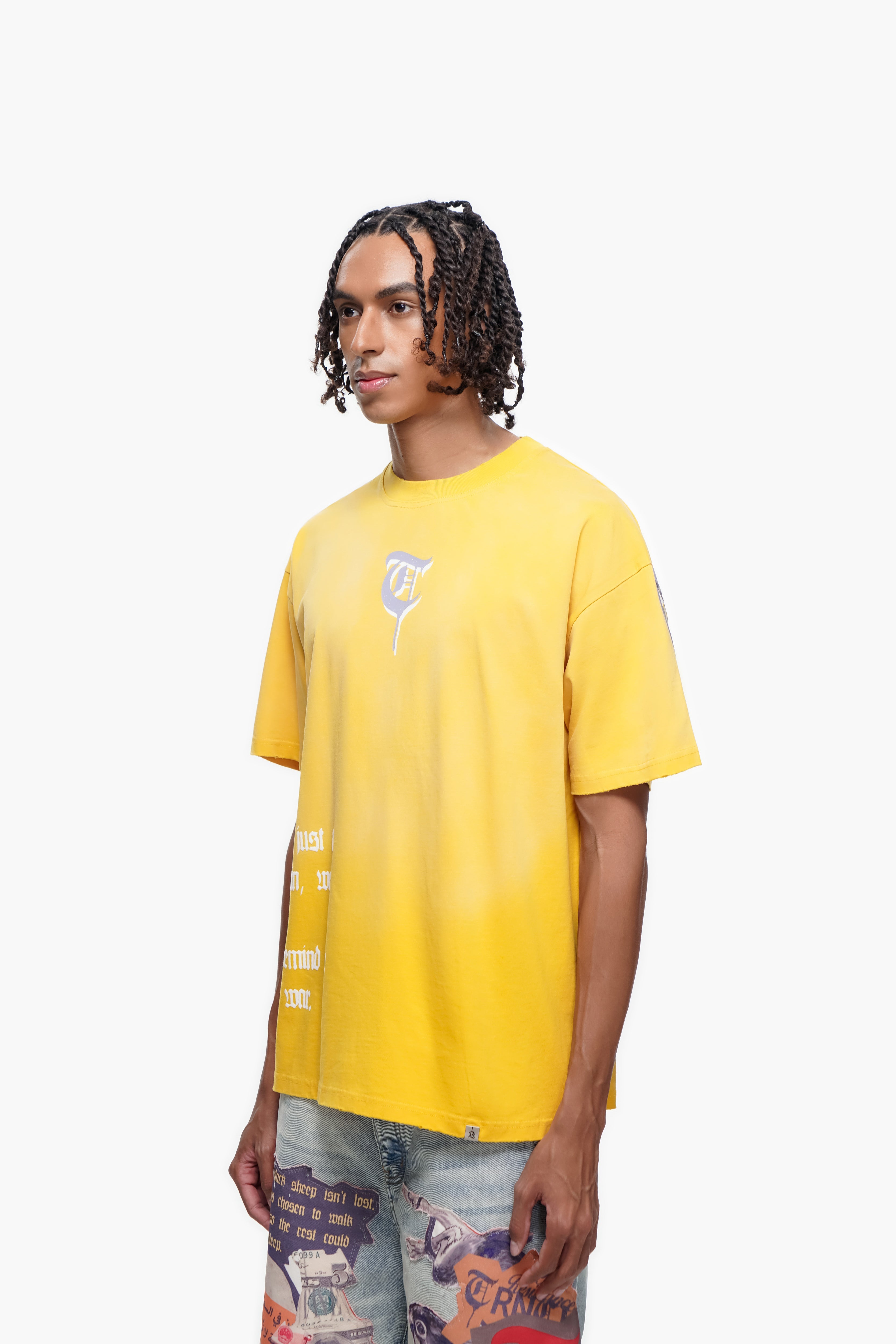 TRNCHS SURVIVE Yellow Tee