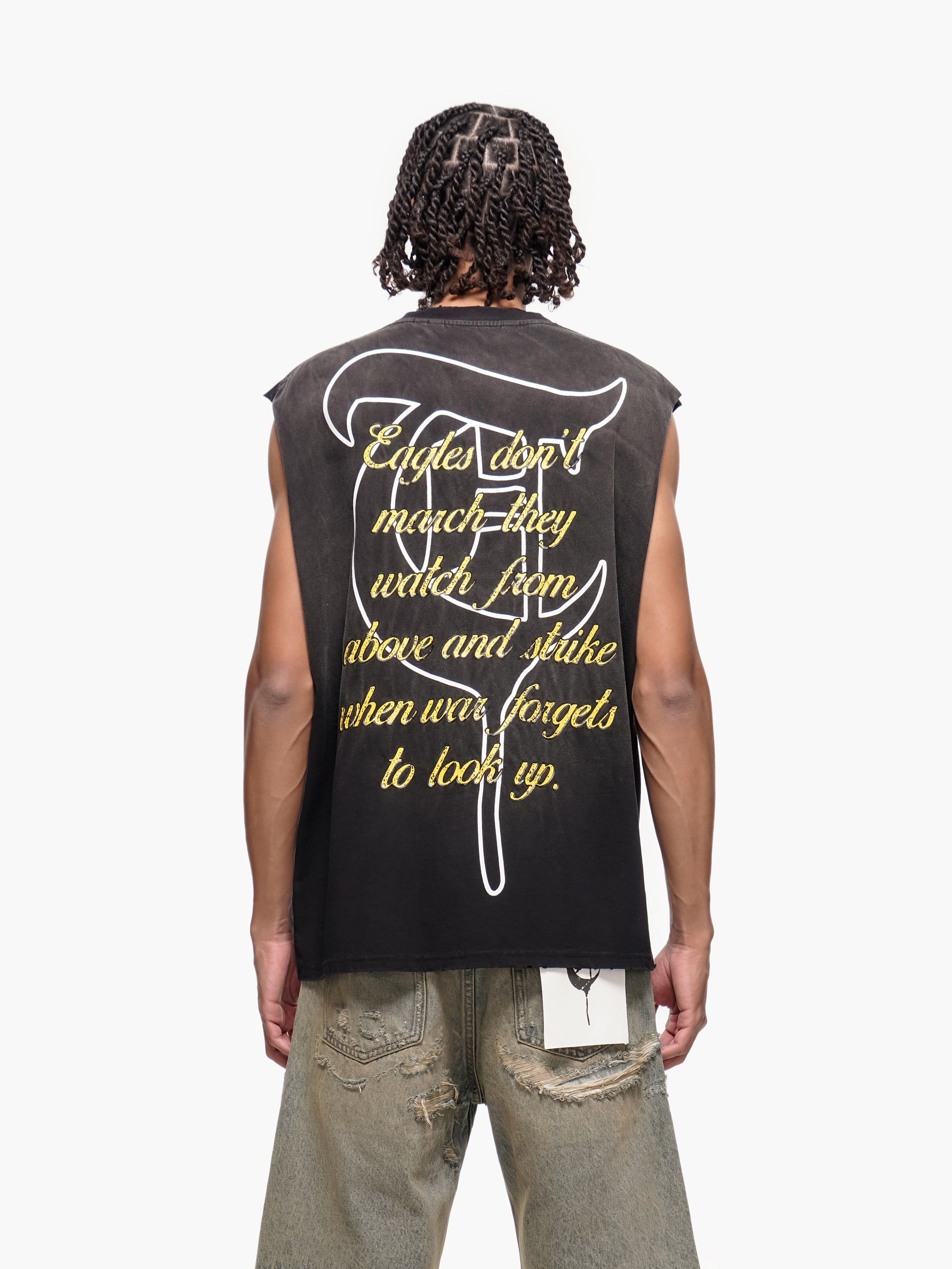 "UNCHOSEN FIGHT" Black Tank Top