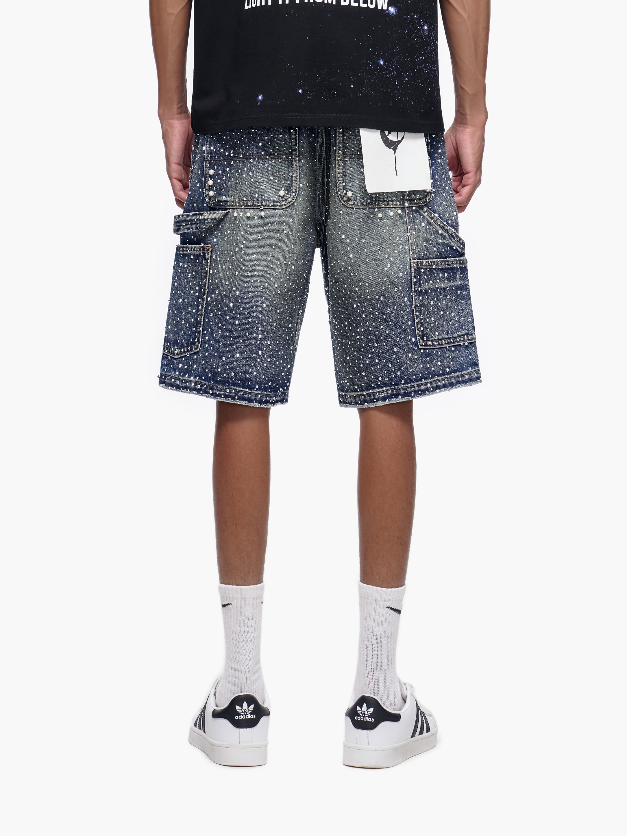 ARMOR - Dark Blue Wash Denim Shorts