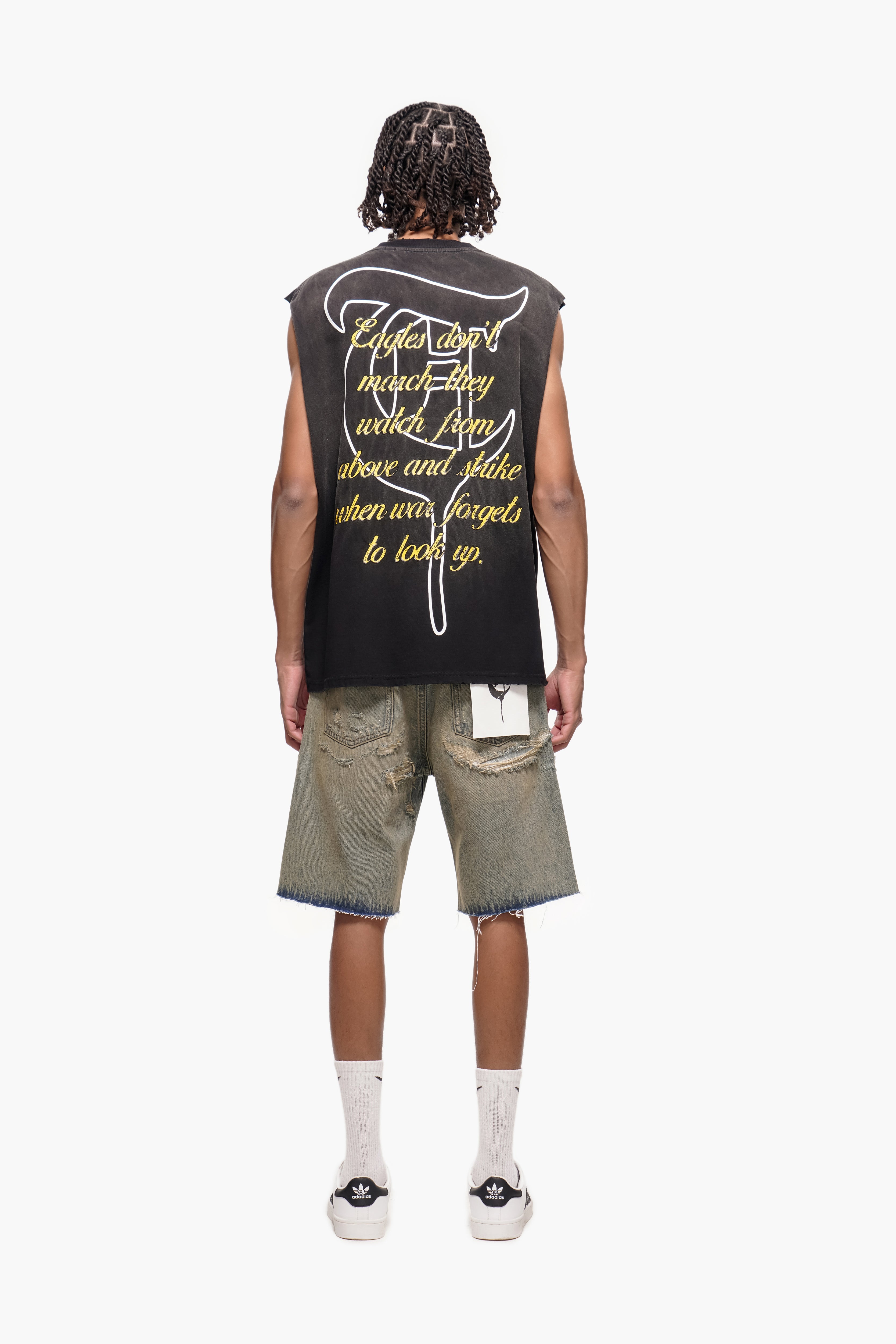 DISTRICT - Vintage Wash Denim Shorts