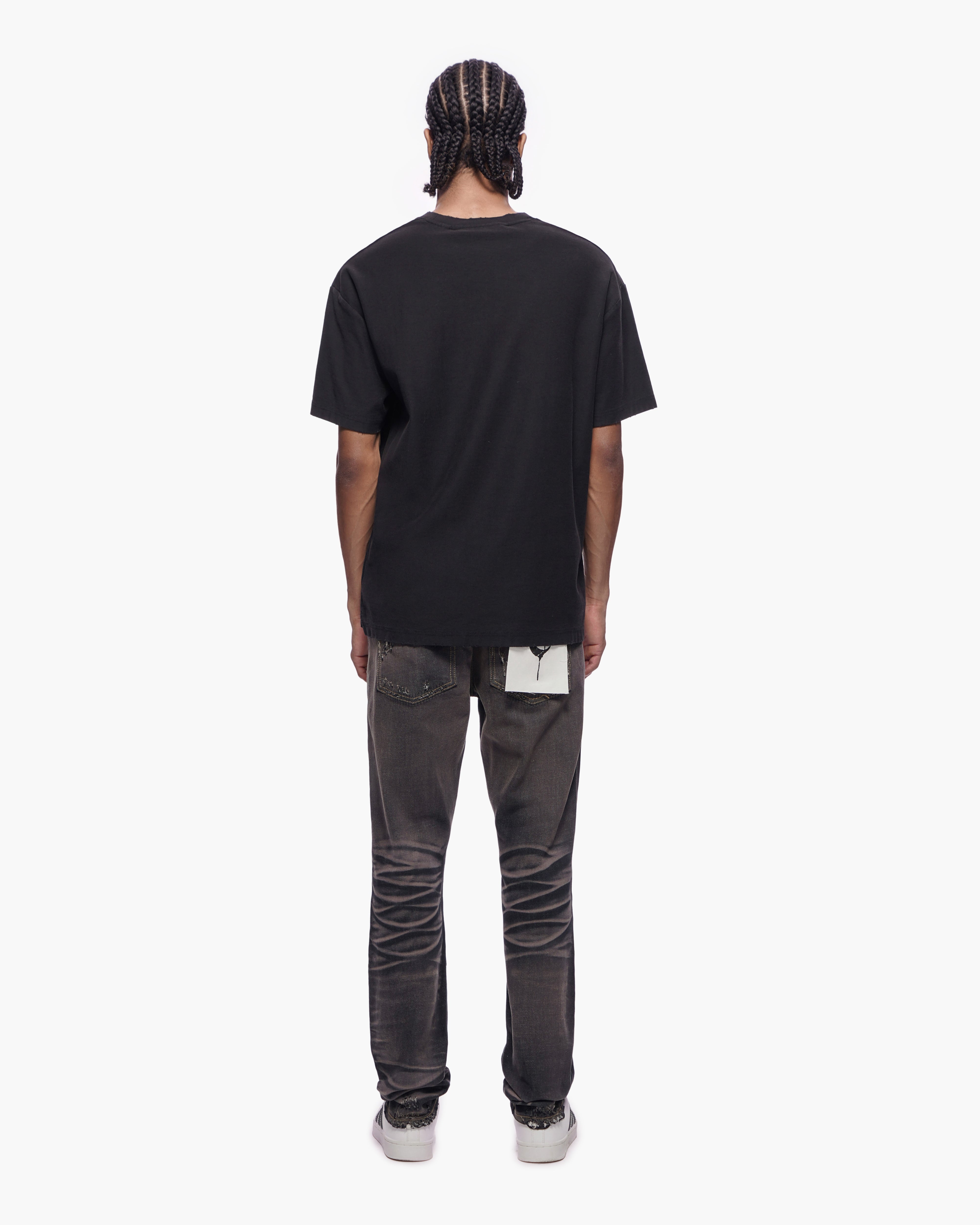 TYRANT -  Dark Blue Vintage wash Skinny Denim