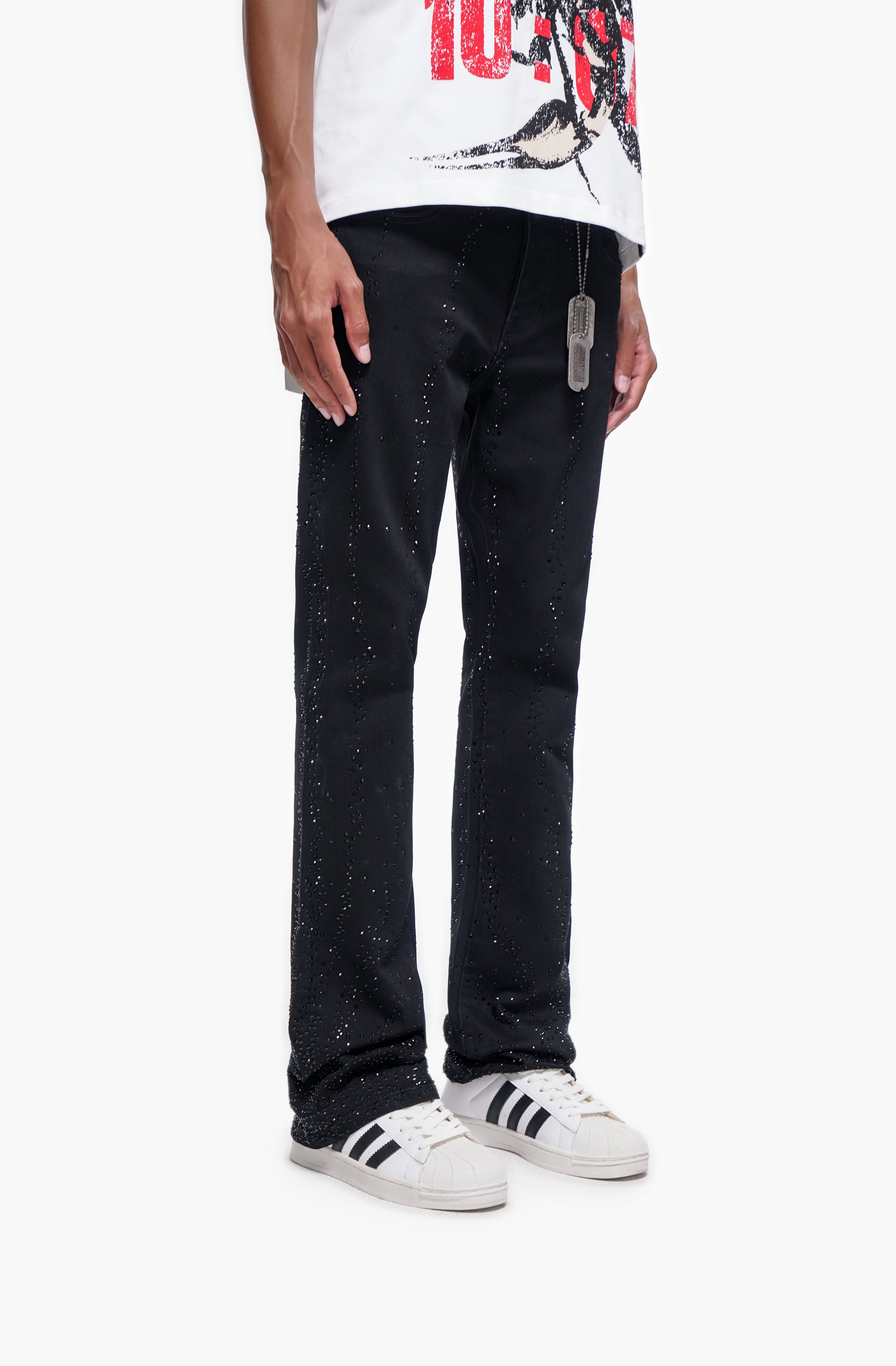DICTATOR - Black Stacked Denim