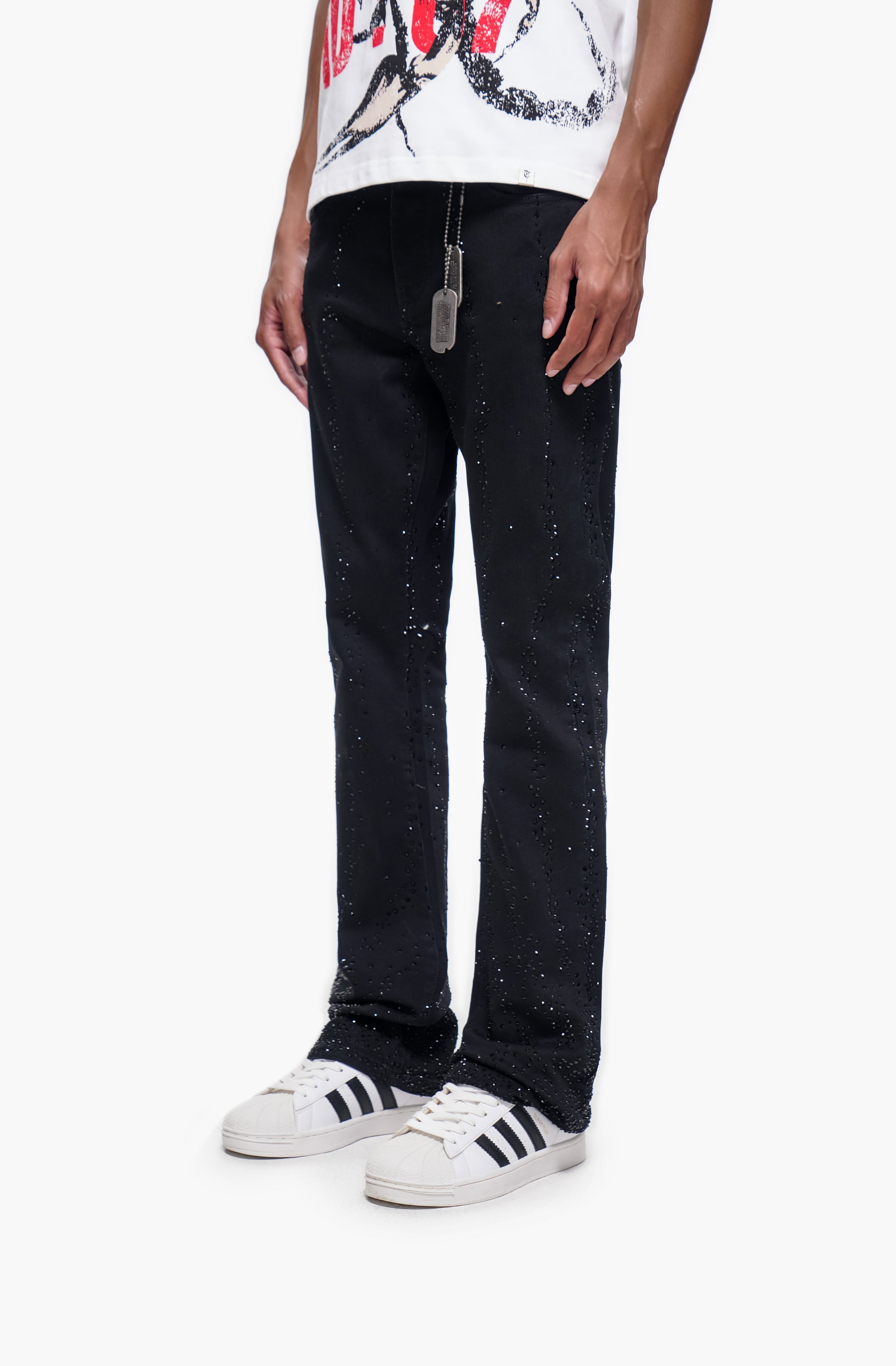 DICTATOR - Black Stacked Denim