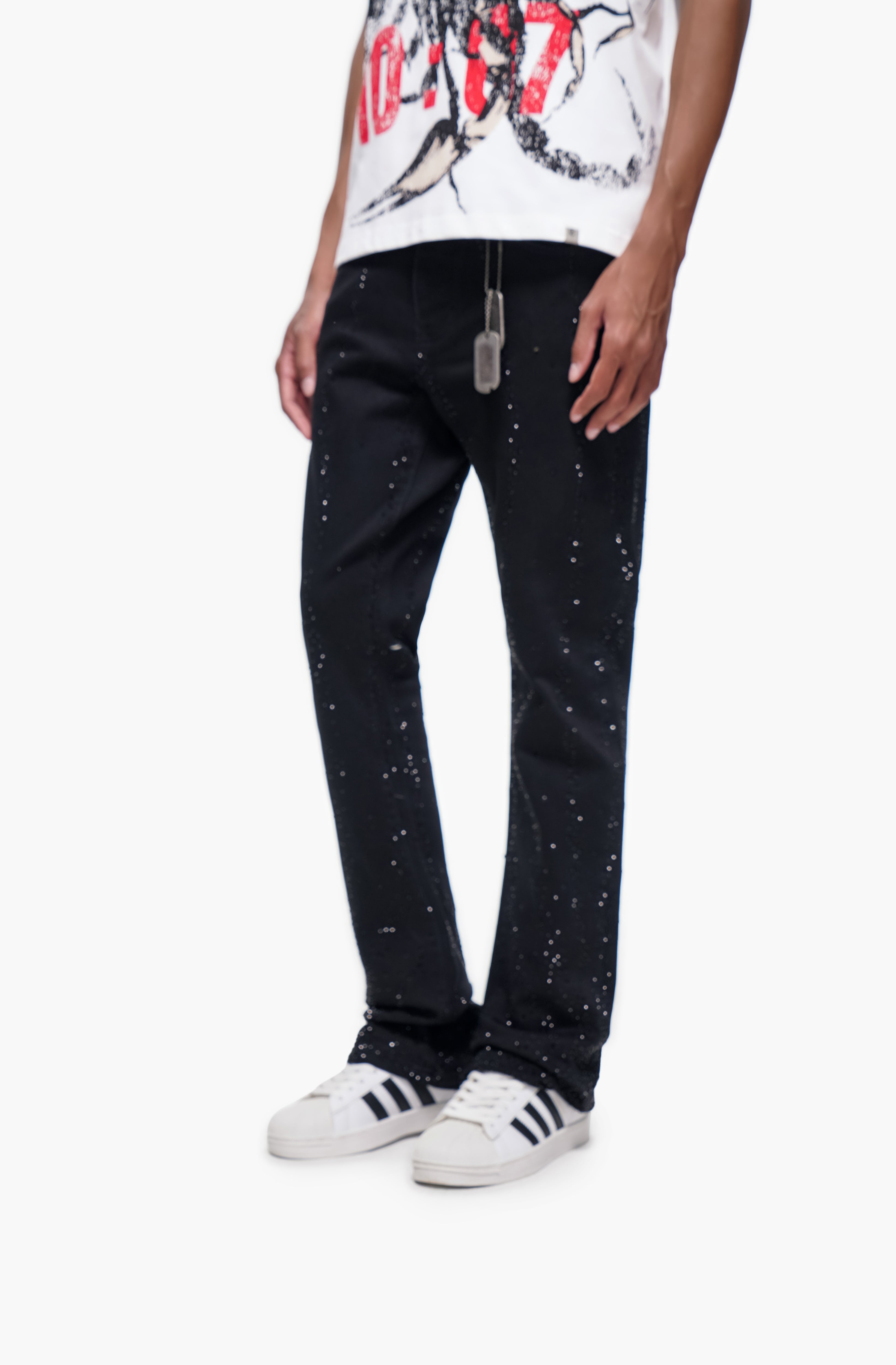 DICTATOR - Black Stacked Denim