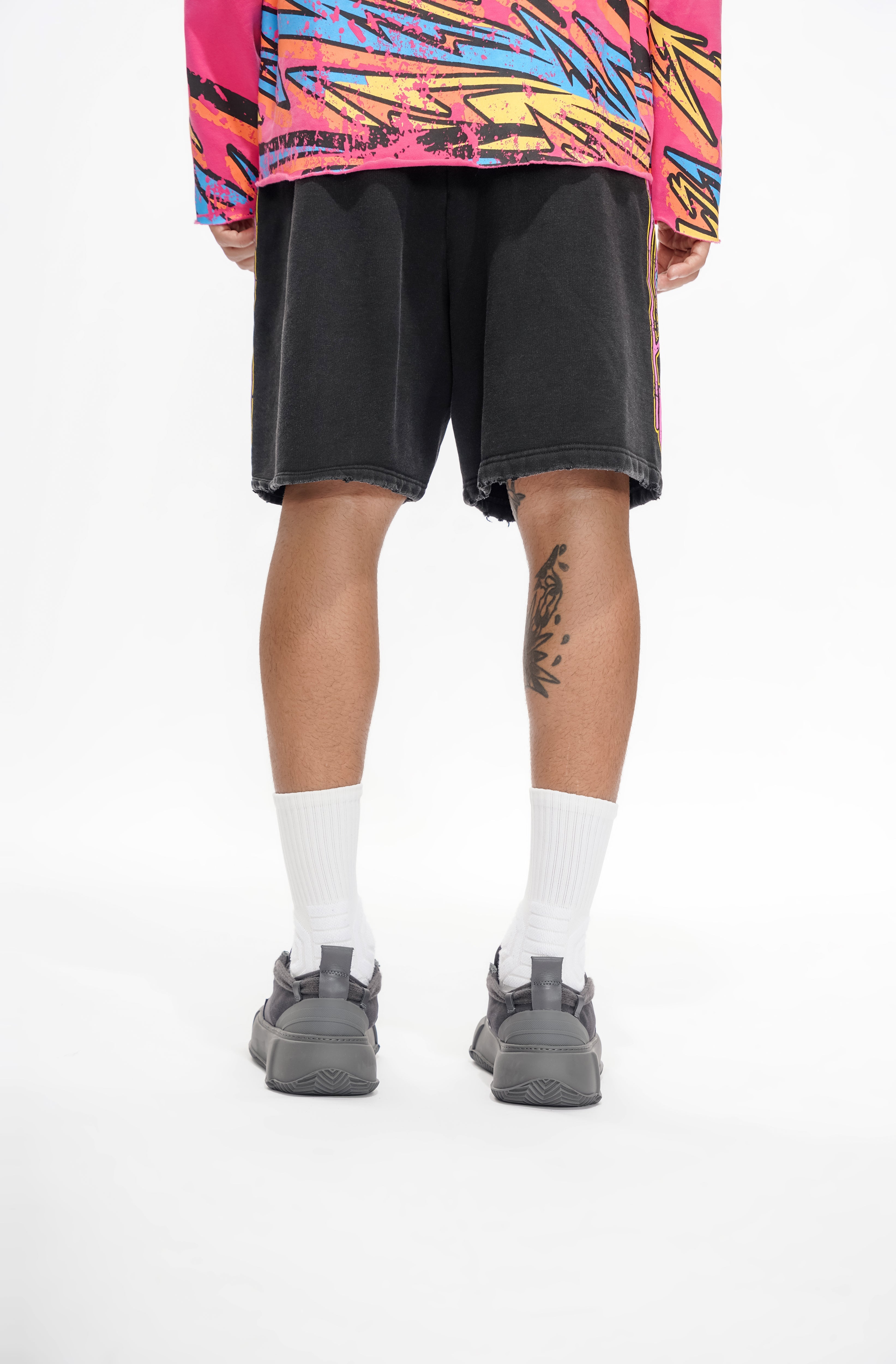 "TACTICAL STORM" Black Shorts