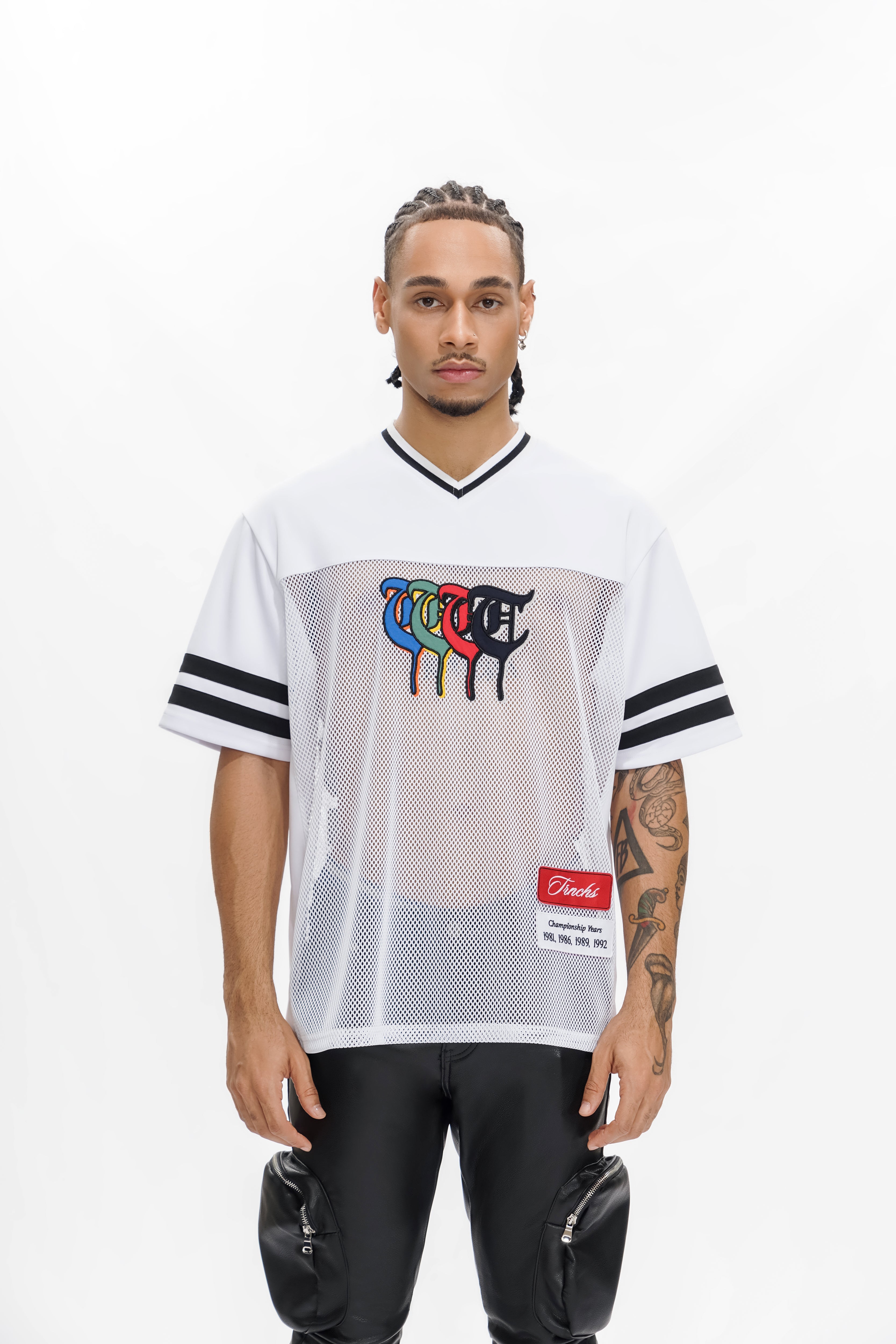 "4 BROTHERS" White Tee