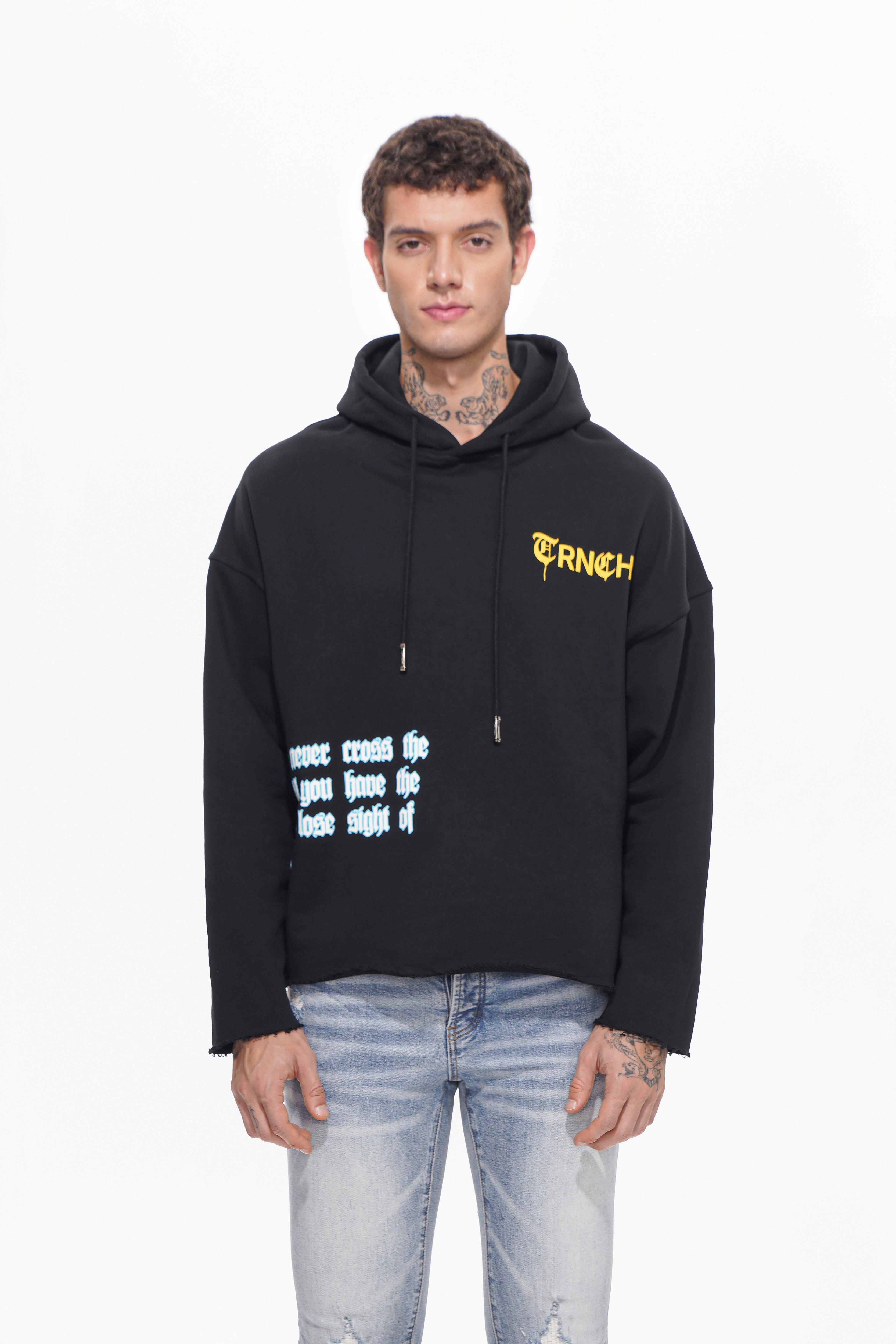 SIGHT OF THE SHORE Black Hoodie