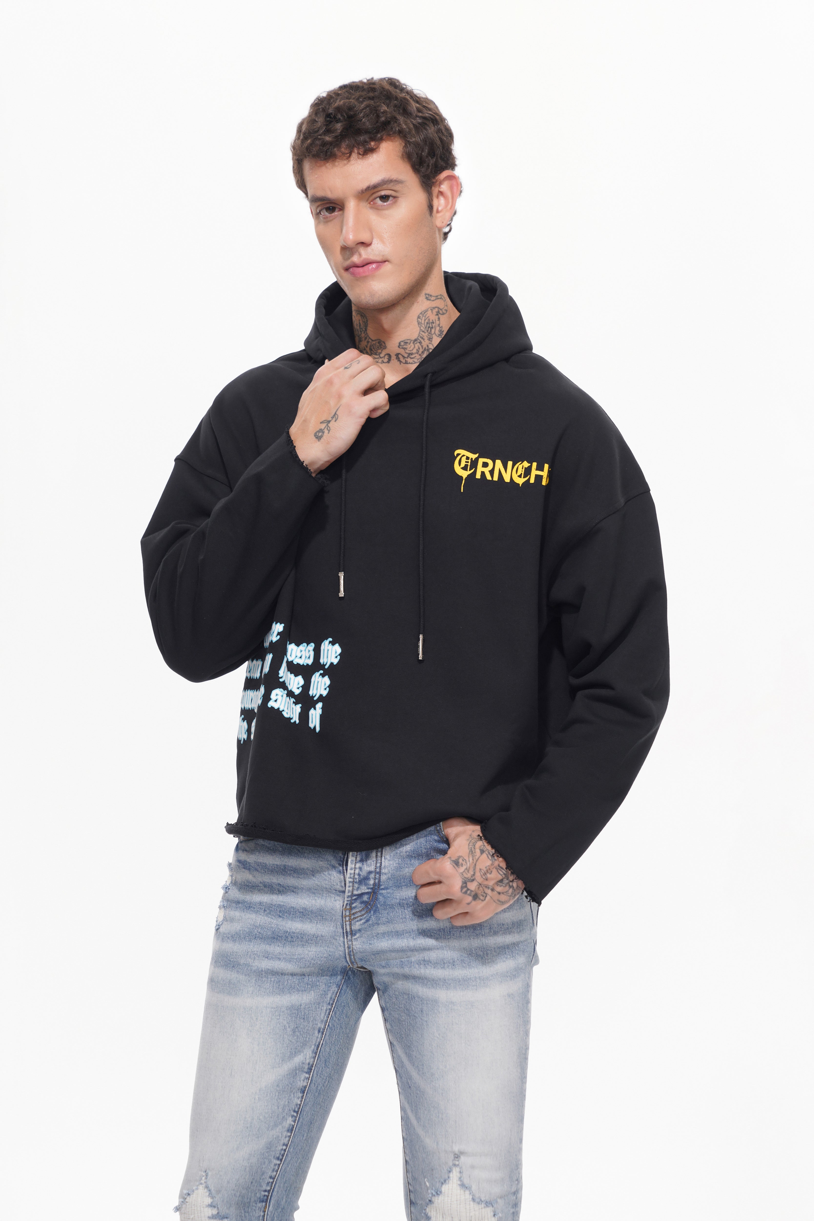 SIGHT OF THE SHORE Black Hoodie