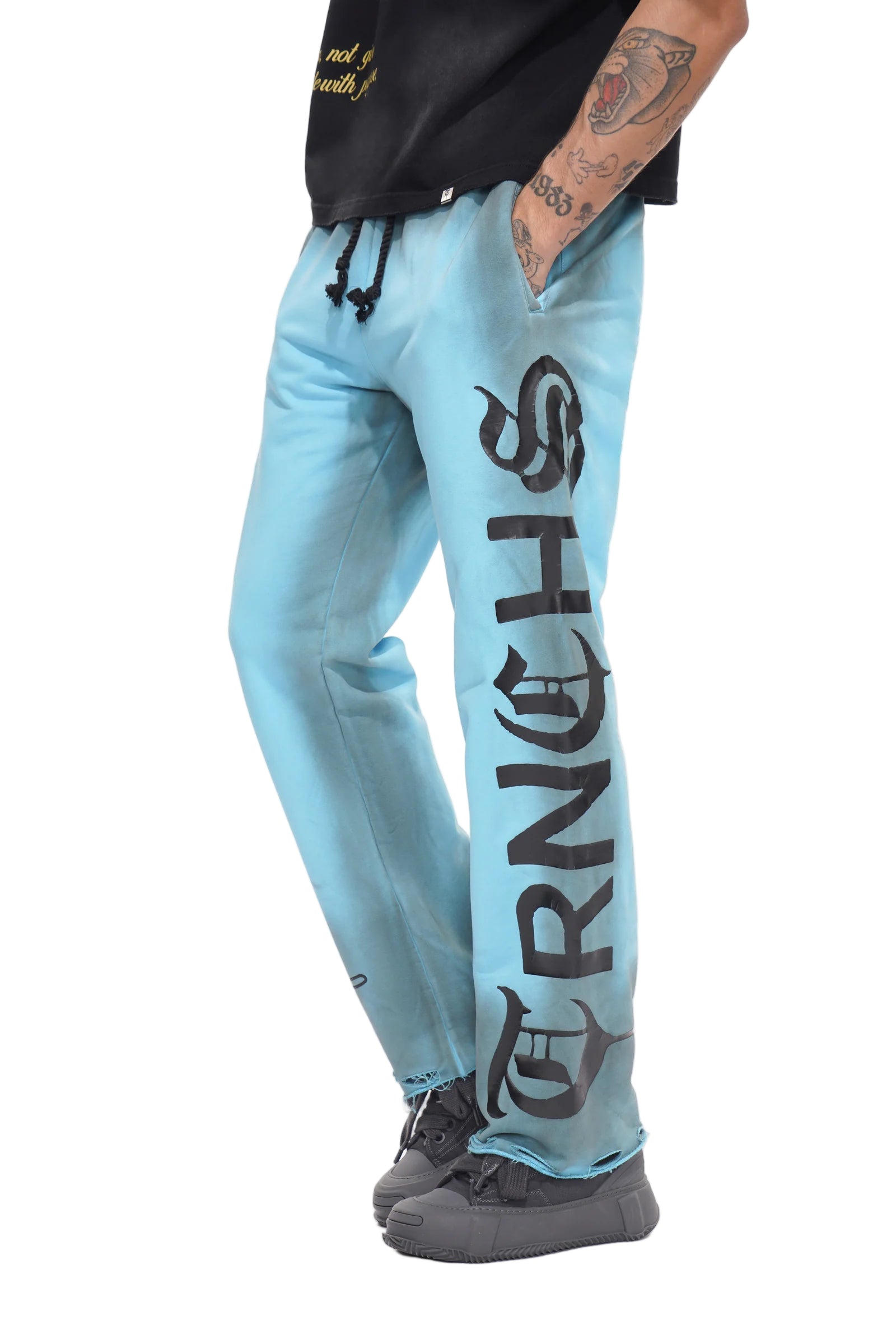 Trnchs "Crimson Script" Pants Gamma Blue