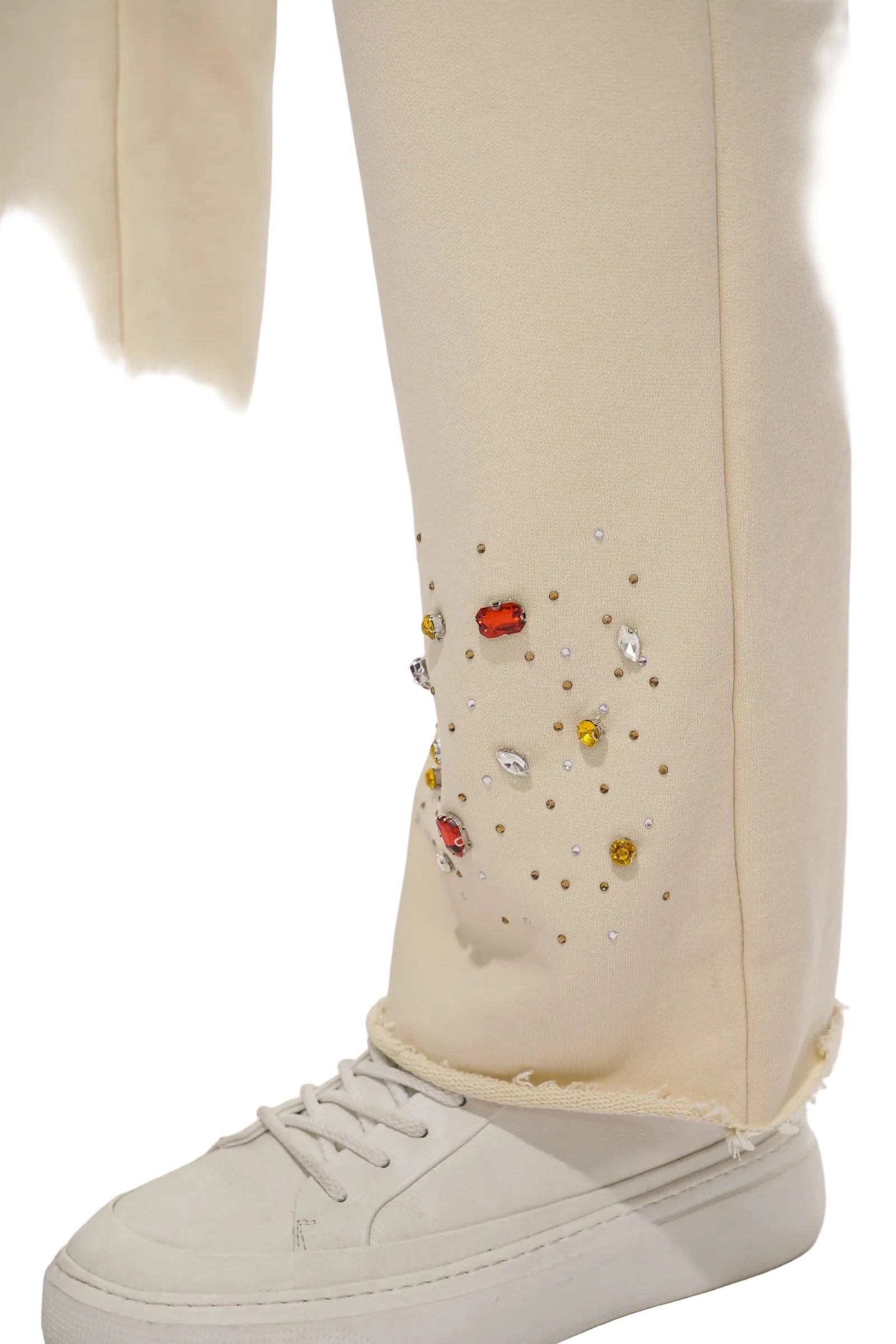 Trnchs "Blood Diamond" Sweat Pants cream