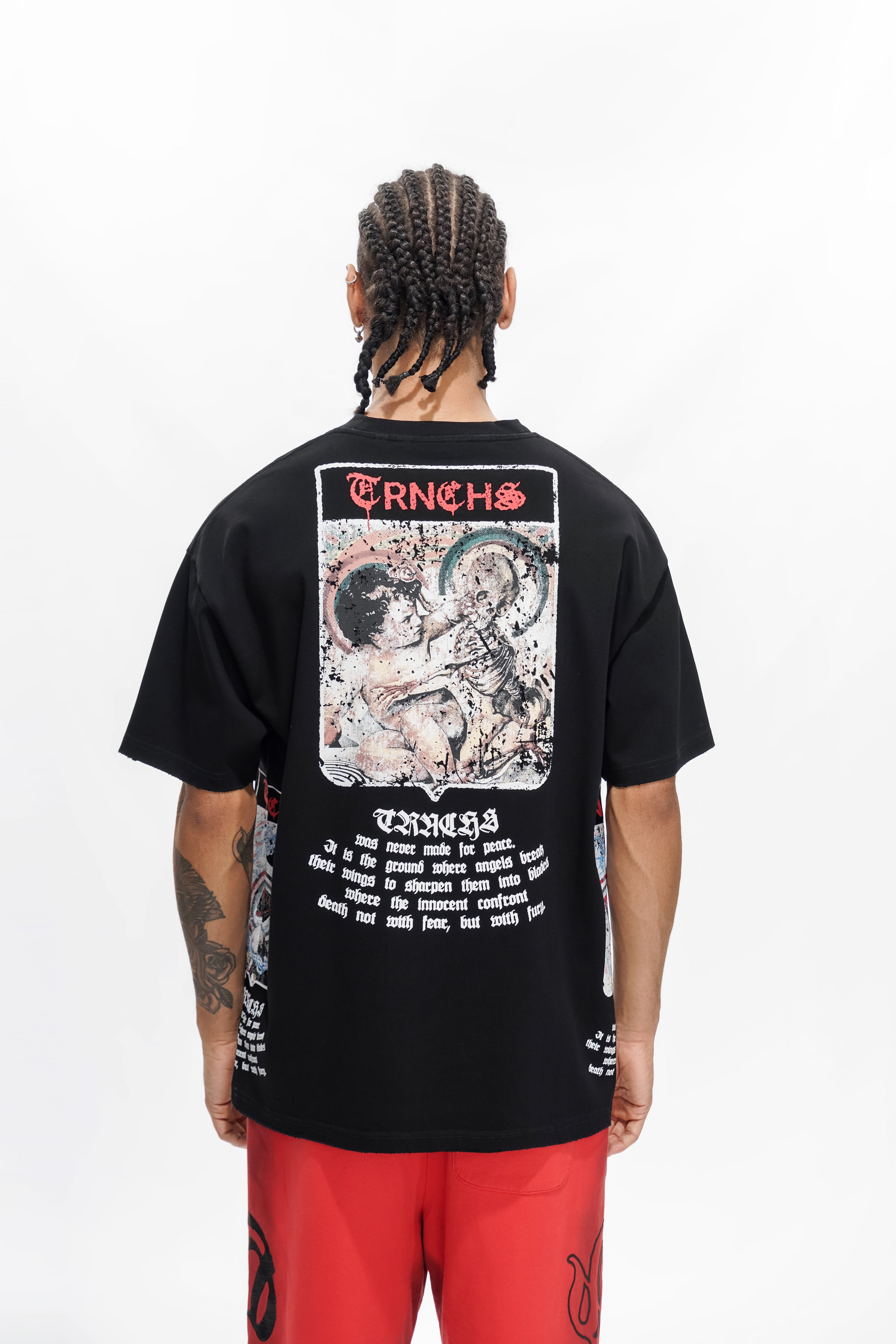 "MILITANT GOTHIC" Black Tee