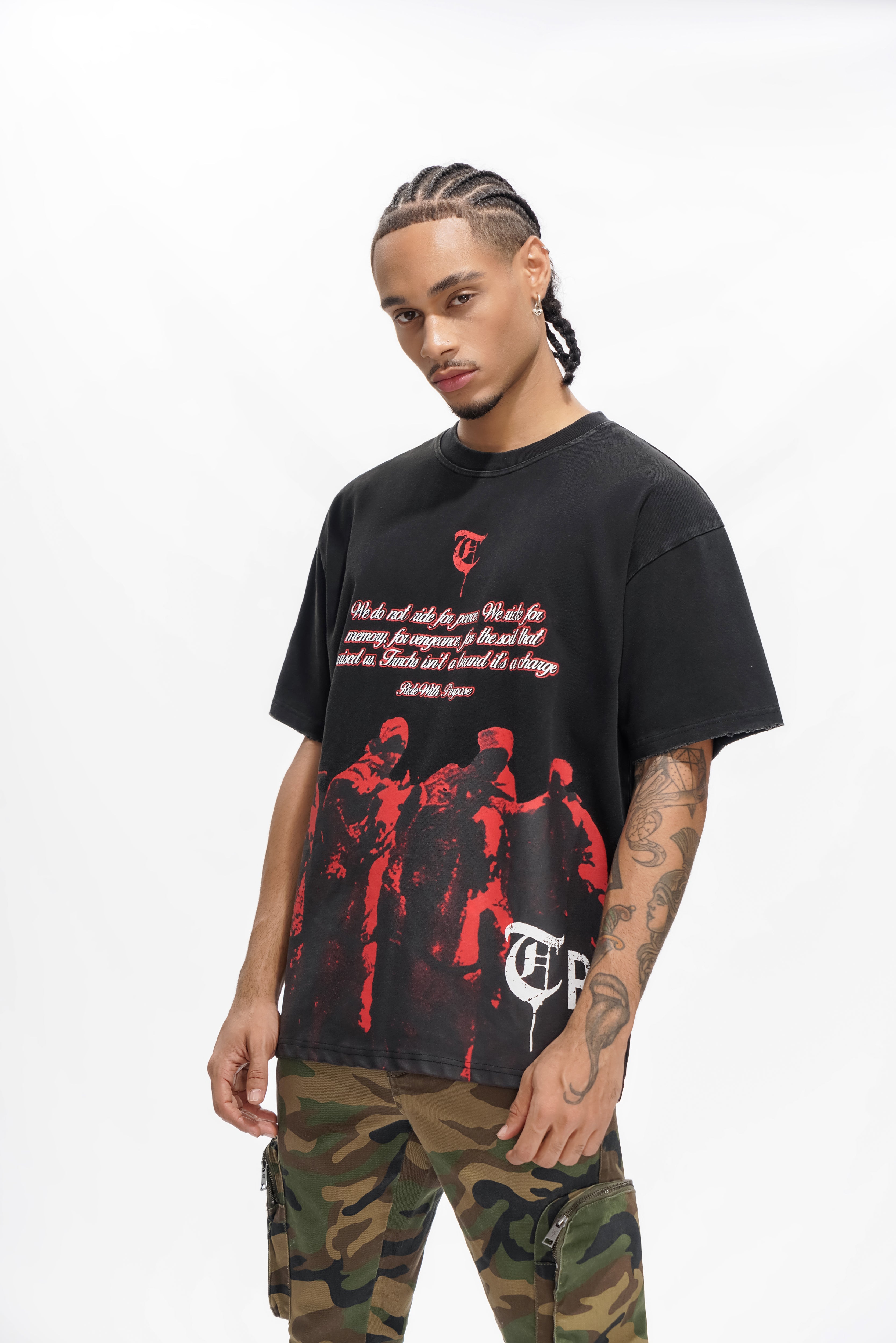 "INFANTRY" Black Tee