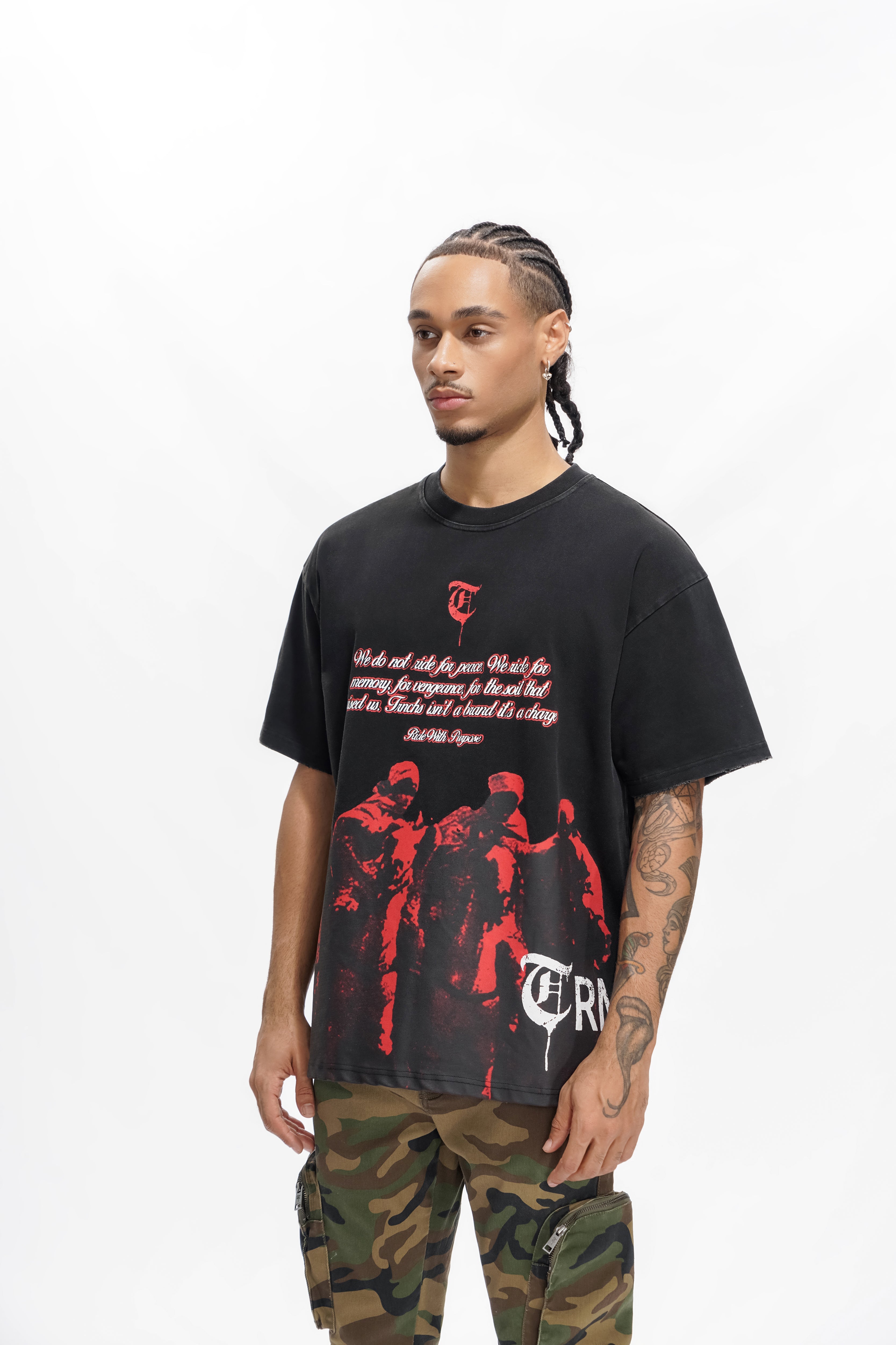 "INFANTRY" Black Tee