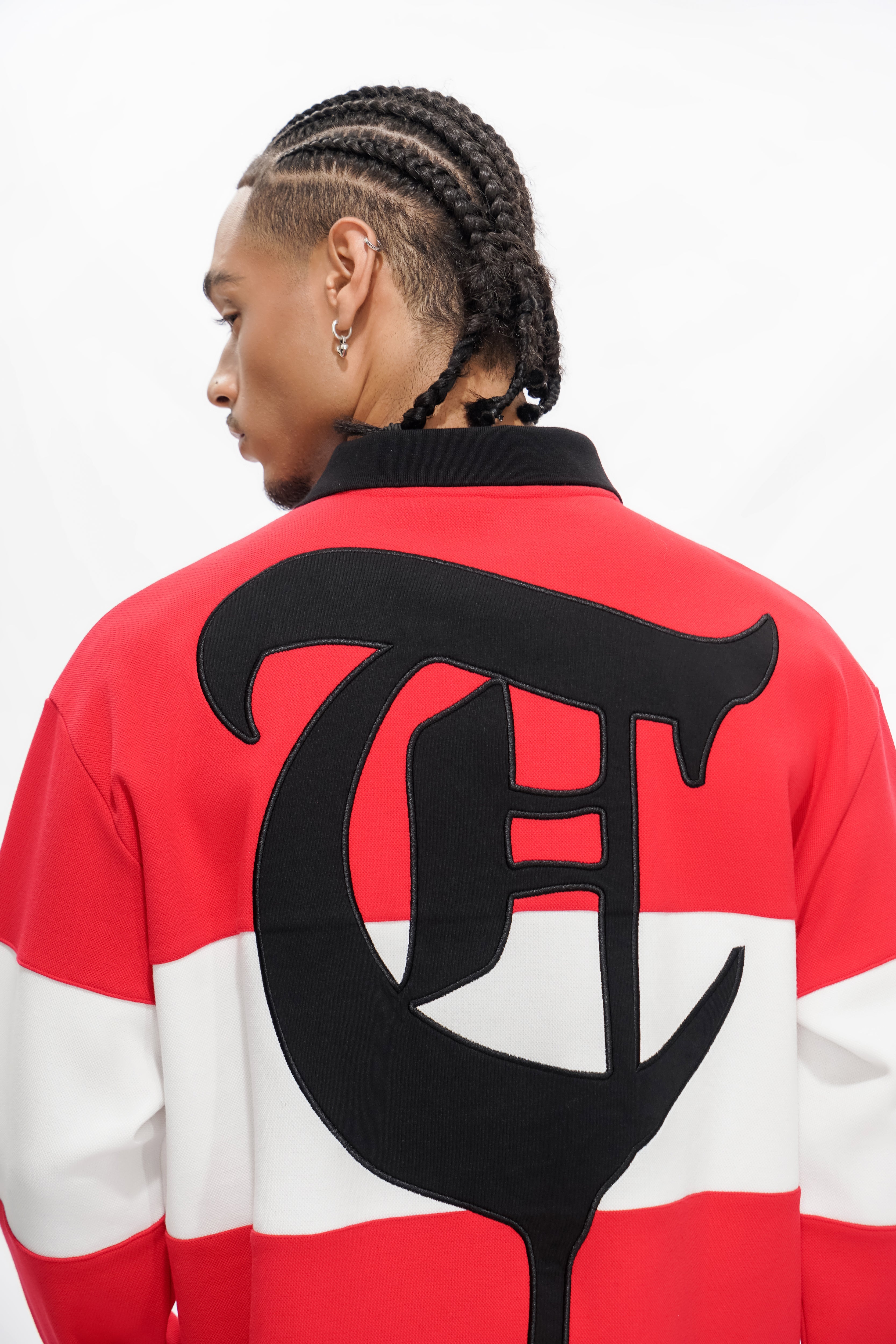 COMBAT POLO Red/White Tee
