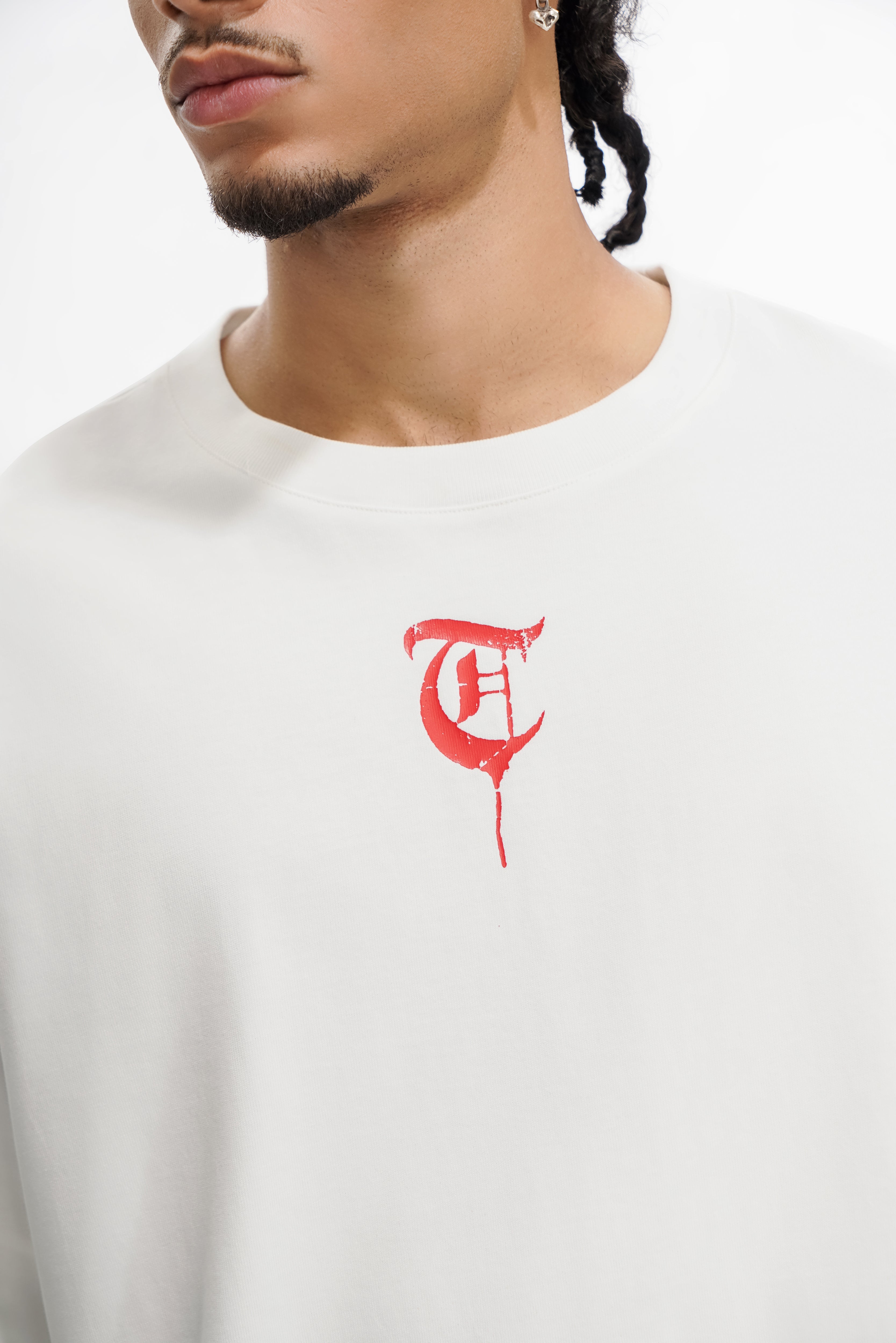 "HIND RAJAB" White Long-sleeve Tee
