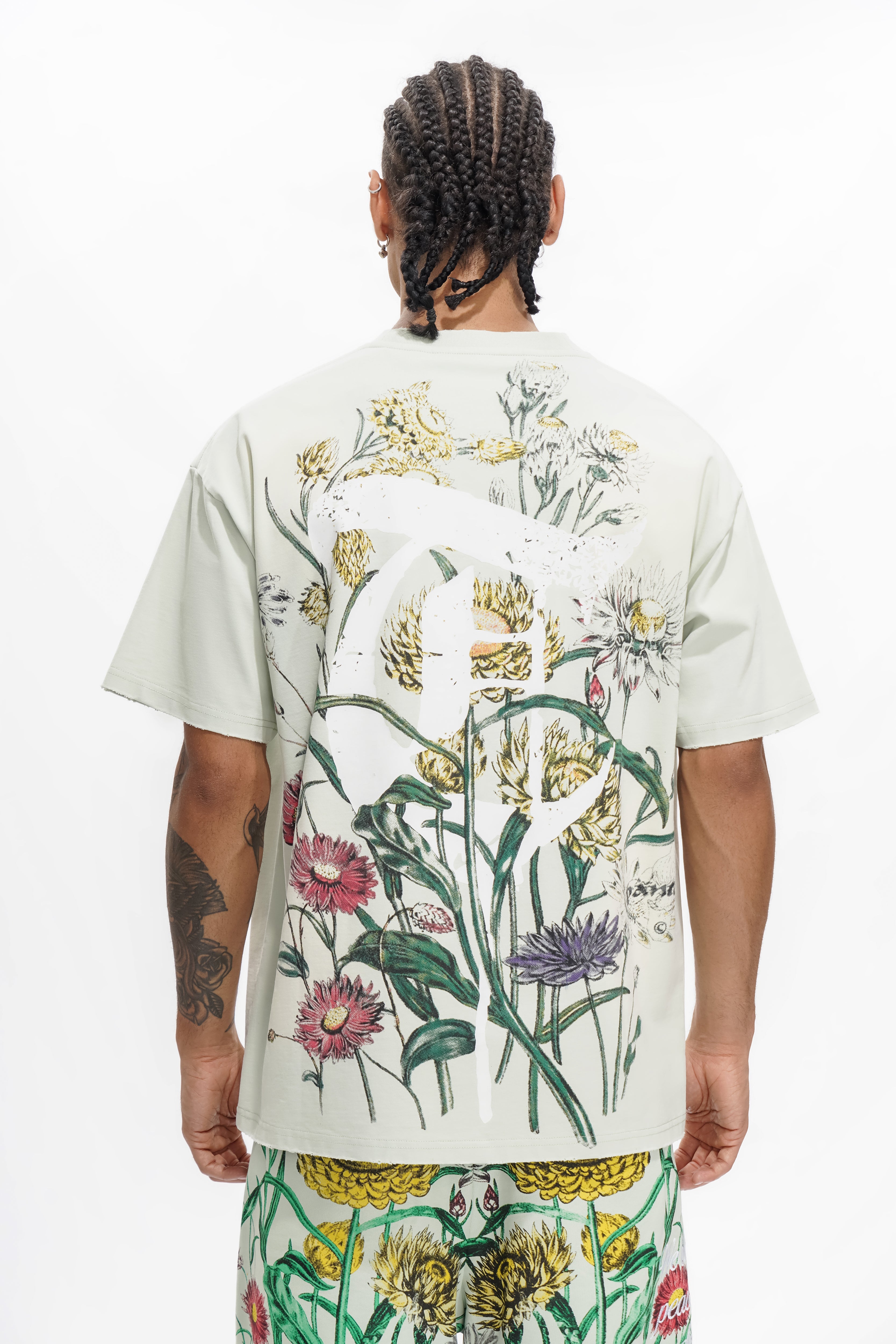 "GROWN IN WAR" Light Green Tee