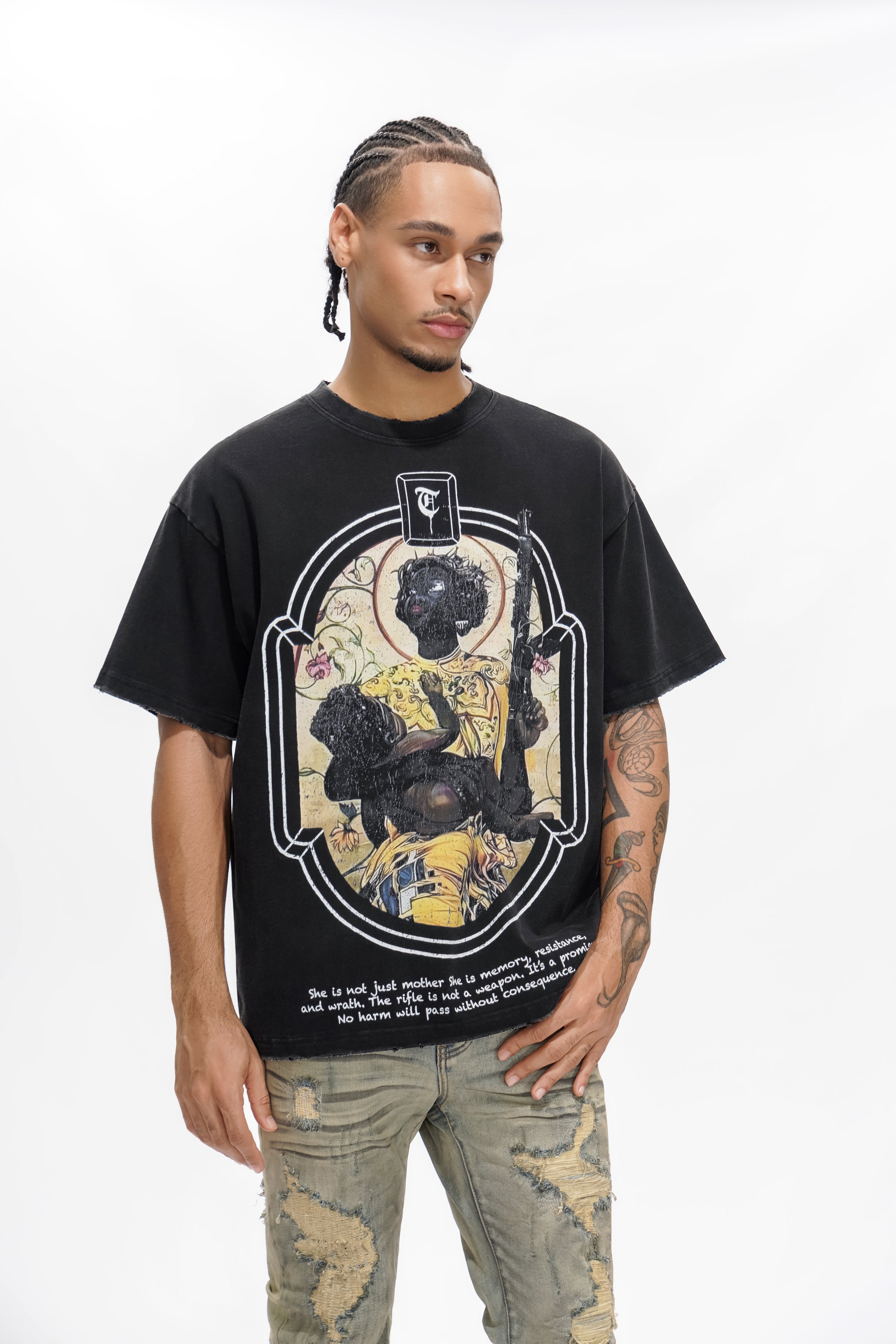 "JA'ZHYA DOPSON" Black Tee