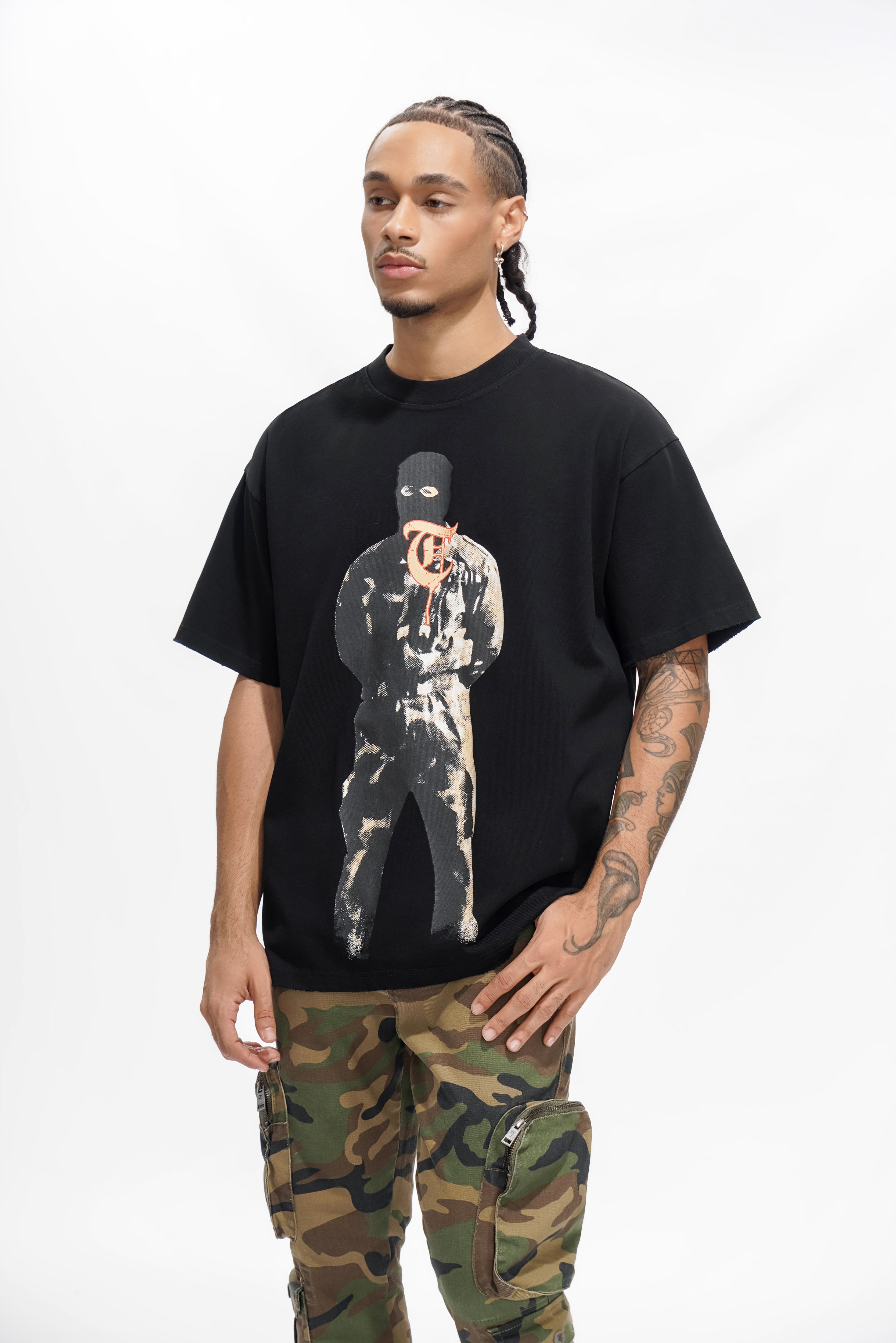 "WAR TOUR" Black Tee
